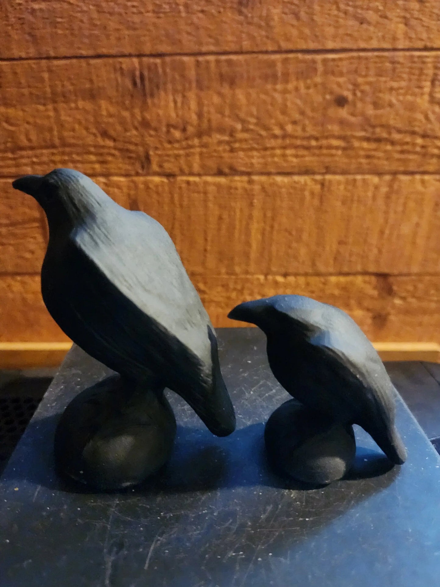Obsidian Raven Figurine, Hand Carved Gothic Bird Decor, Large and Small Volcanic Glass Raven, Mythology Inspired Black Stone Raven Gift Etsy
