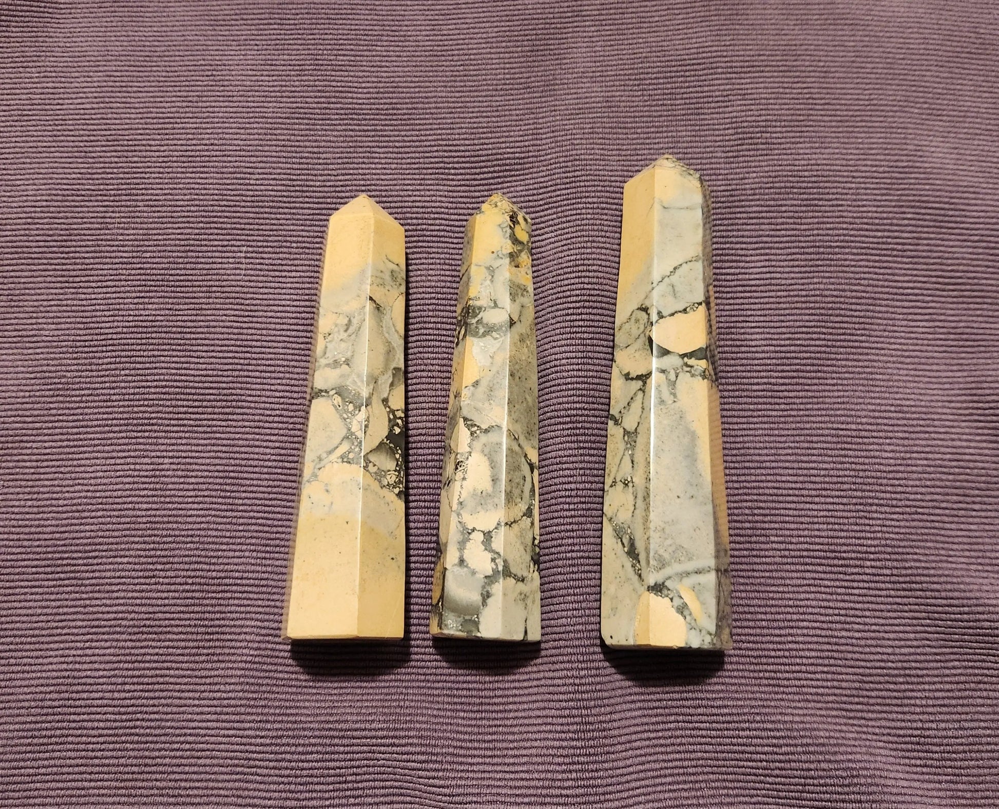 Maligano Jasper Towers,, Crystal wand, Obelisk, Alter Decor, Points, Tower, Crystal Tower, Gemstone Tower, Alter, Tower, Crystal collection Etsy
