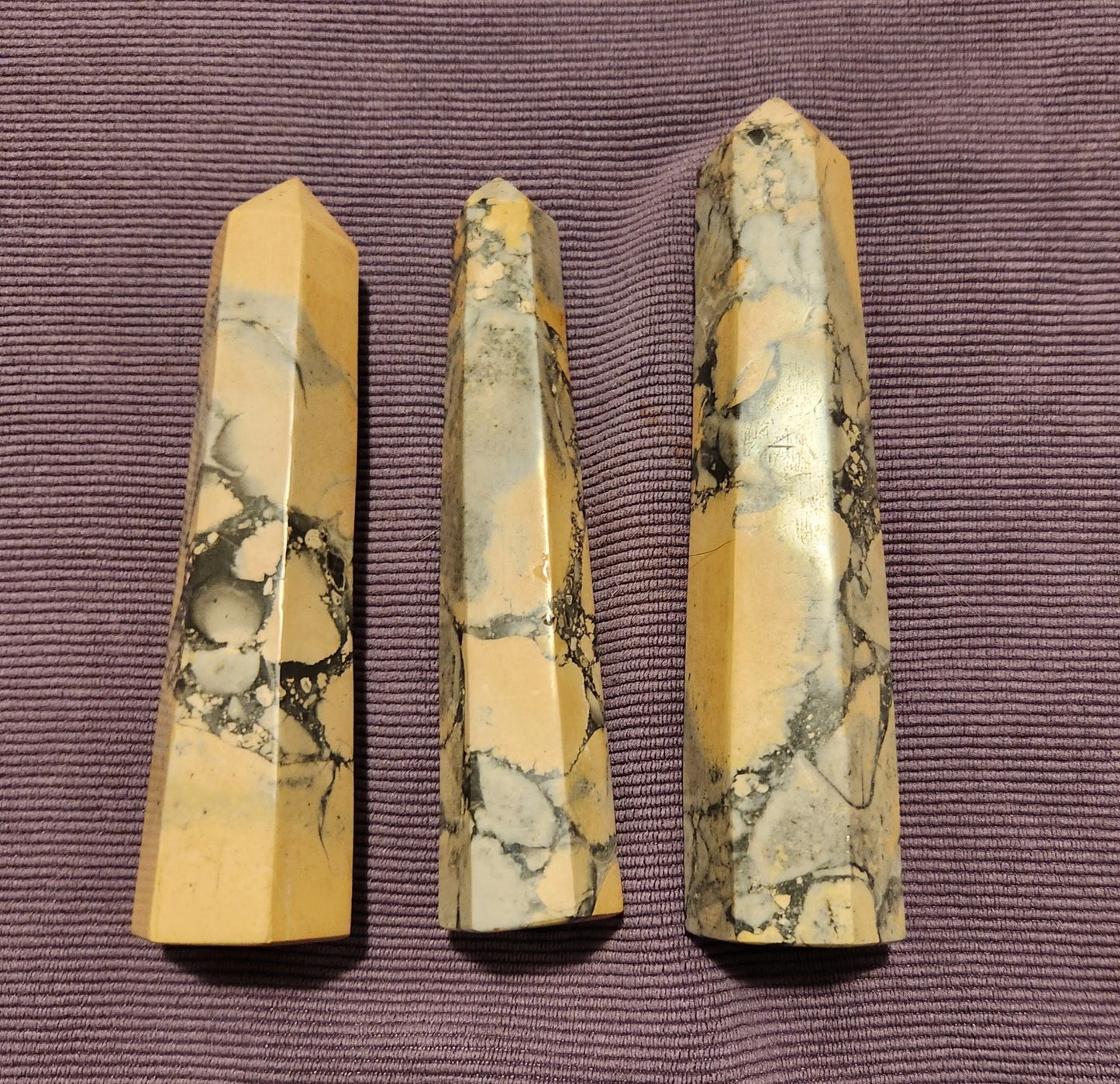 Maligano Jasper Towers,, Crystal wand, Obelisk, Alter Decor, Points, Tower, Crystal Tower, Gemstone Tower, Alter, Tower, Crystal collection Etsy