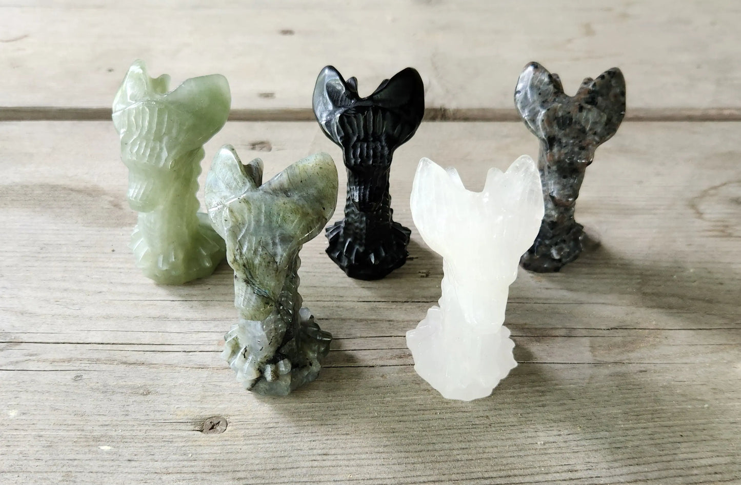 Crystal Dragon Heads Etsy
