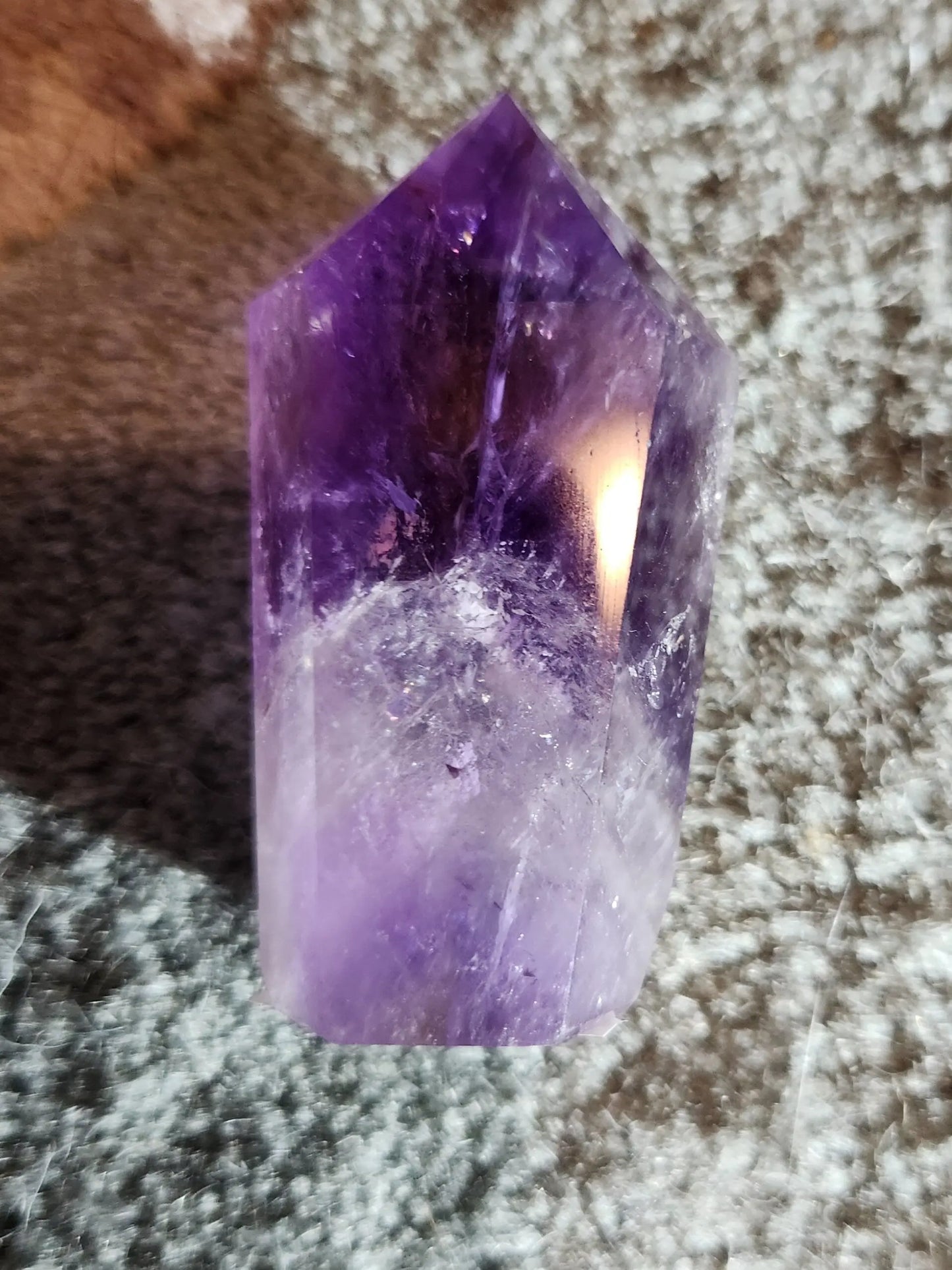 Ametrine Points, Combination of Amethyst and Citrine, Purple and Gold Crystal, Freeform Points, 3" to 2.1" Etsy