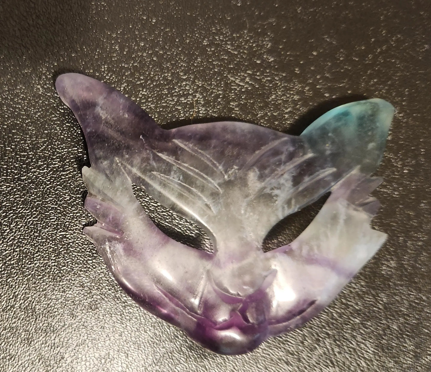 Crystal Carved Therian Cat Mask, African Bloodstone, Strawberry Quartz & Fluorite Etsy