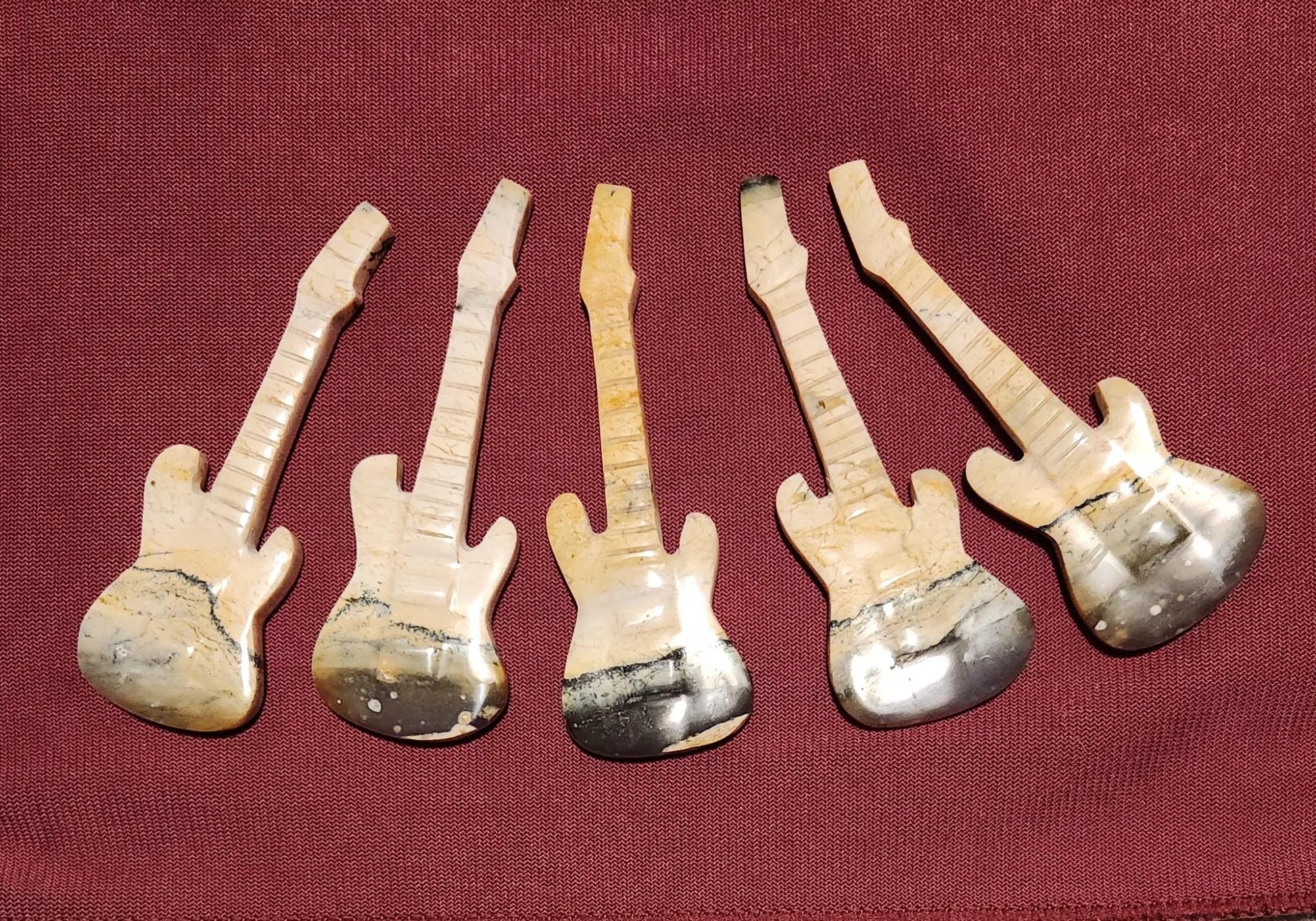 Chalcedony Carved Electric Guitars Etsy