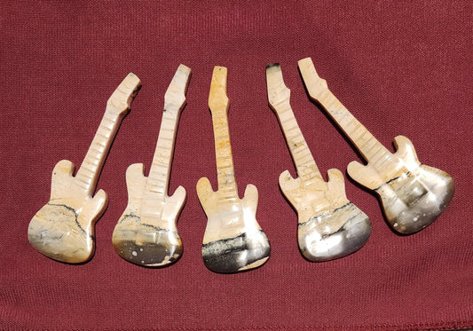 Chalcedony Carved Electric Guitars Etsy