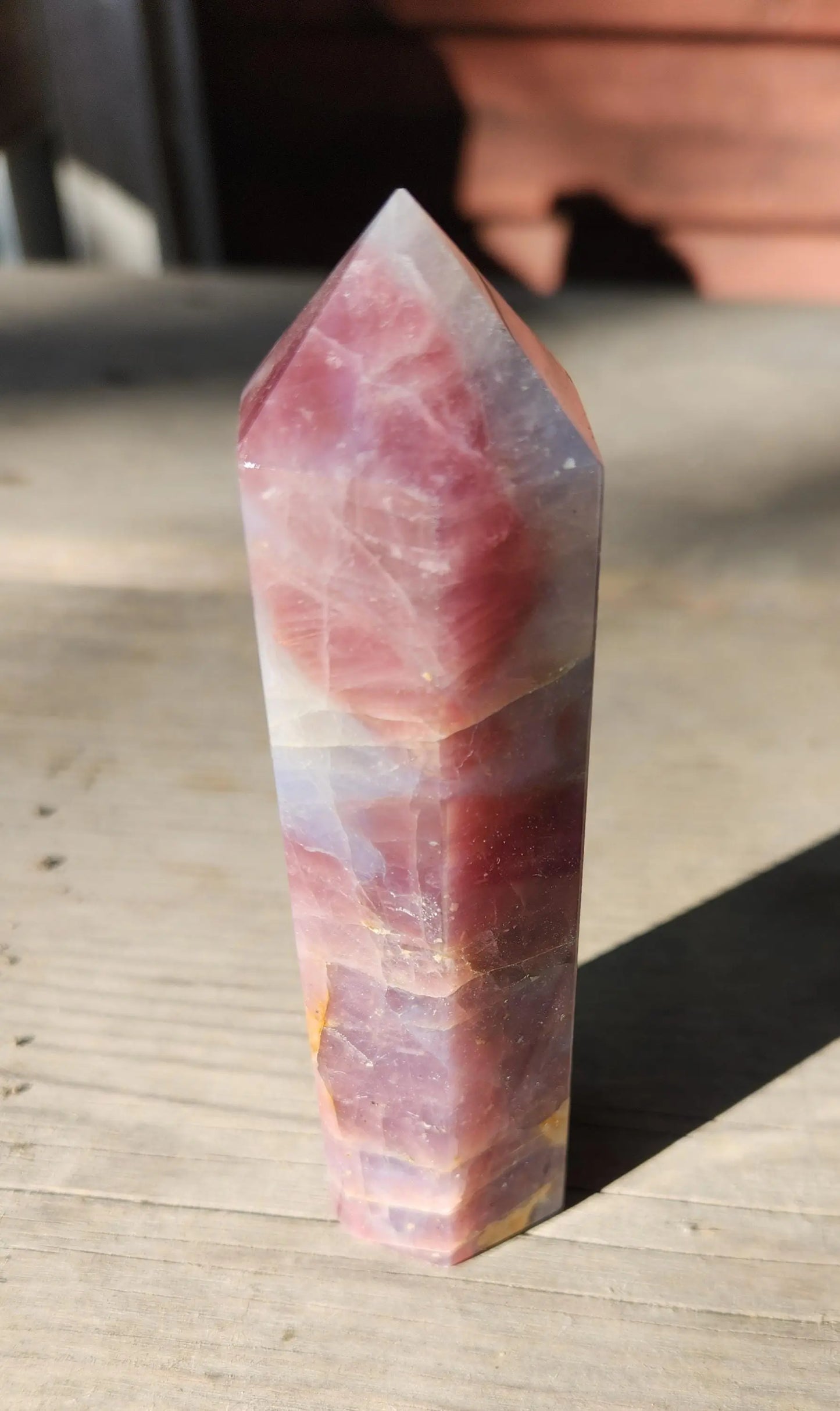 Lavender Rose Quartz Towers, Lavendar Rose, Pretty Tower, Rare Tower, One Left, Rare Lavendar Rose Tower Etsy