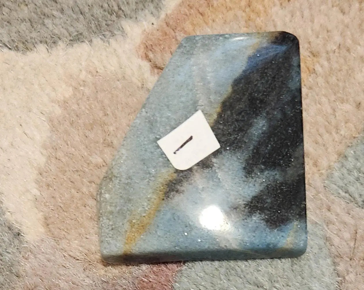 High Polish Blue Trolleite Chunks, Rare Trolleite Mineral, Crystals for Healing & Meditation, Astral Projection, Etsy