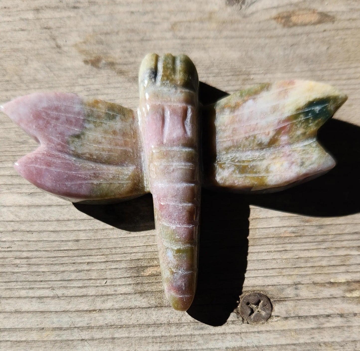 New Carved Crystal Dragonflies, Caribbean Calcite, Yellow Calcite Dragonfly, Rare Caribbean Calcite, Ocean Jasper, Beautiful Dream Amethyst Etsy