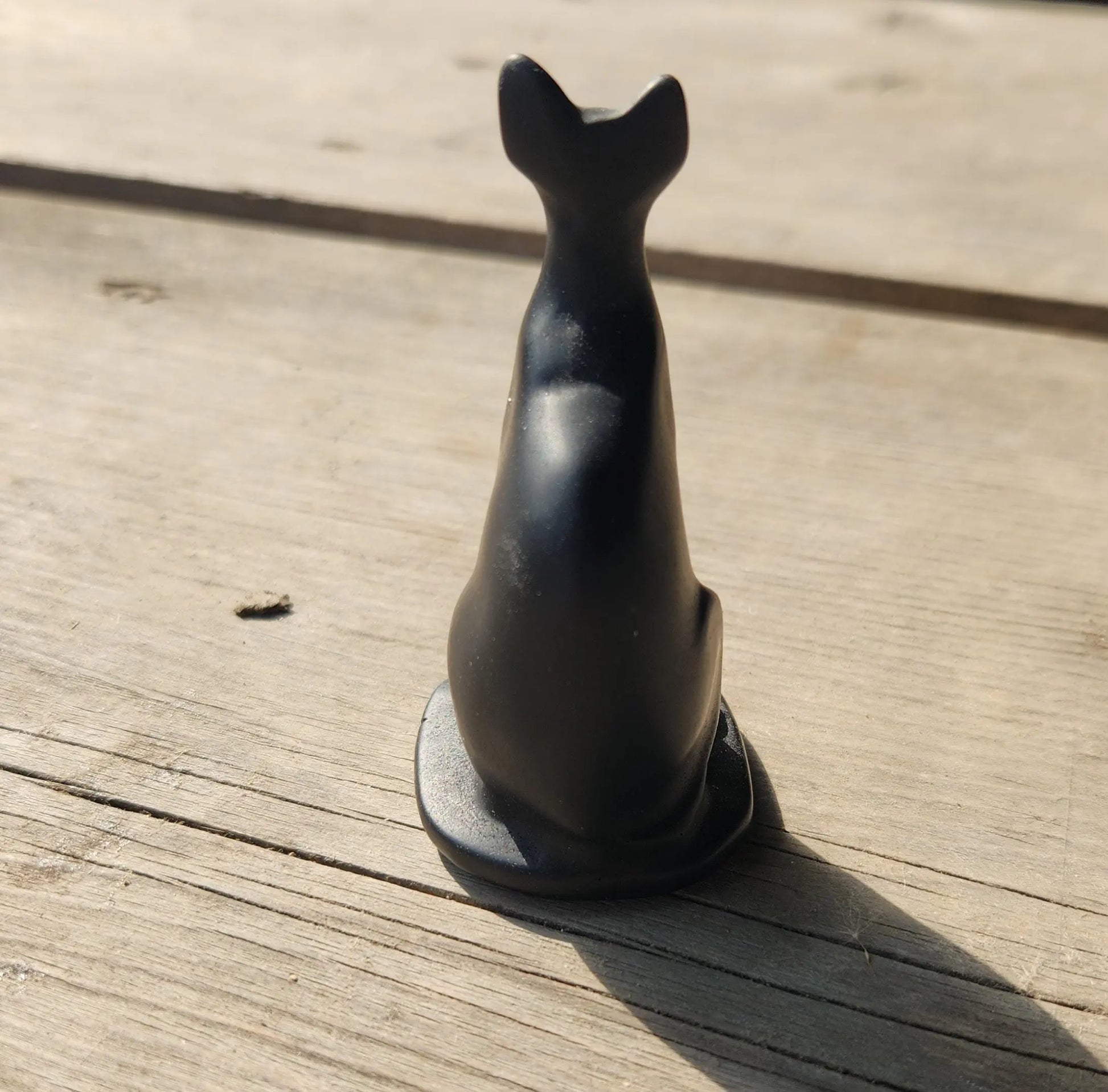 Egyptian Obsidian Cats, Matte Finish, Carved Crystal Cat, Black Cat, Black Volcanic Glass, Crystal Animal Etsy