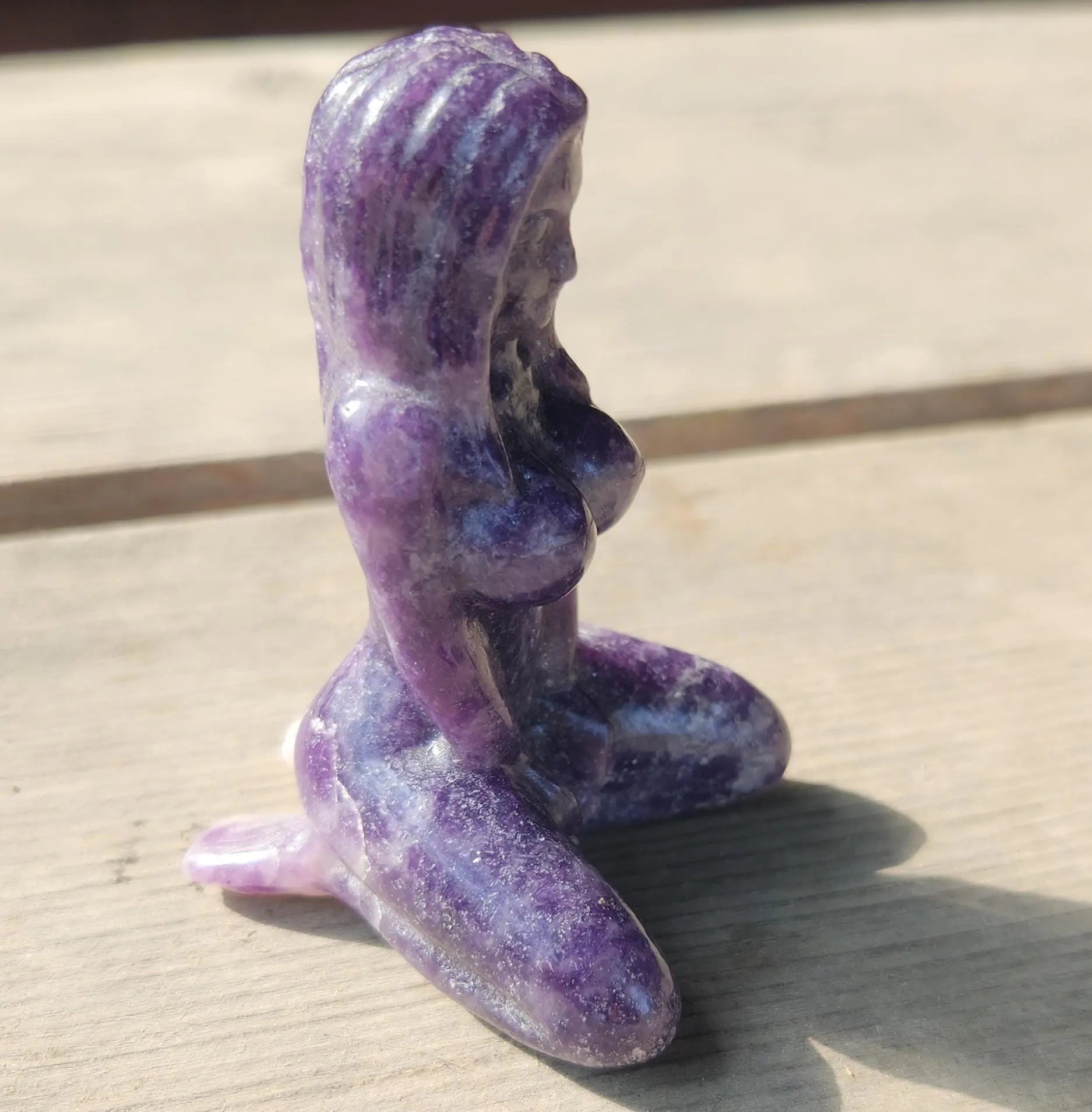 Carved Crystal Nude, Clear Fluorite Nude, Dream Amethyst Nude, Sunstone Nude, Blue Opalite Nude, Sodalight Woman Figure, Lepidolite Nude Etsy