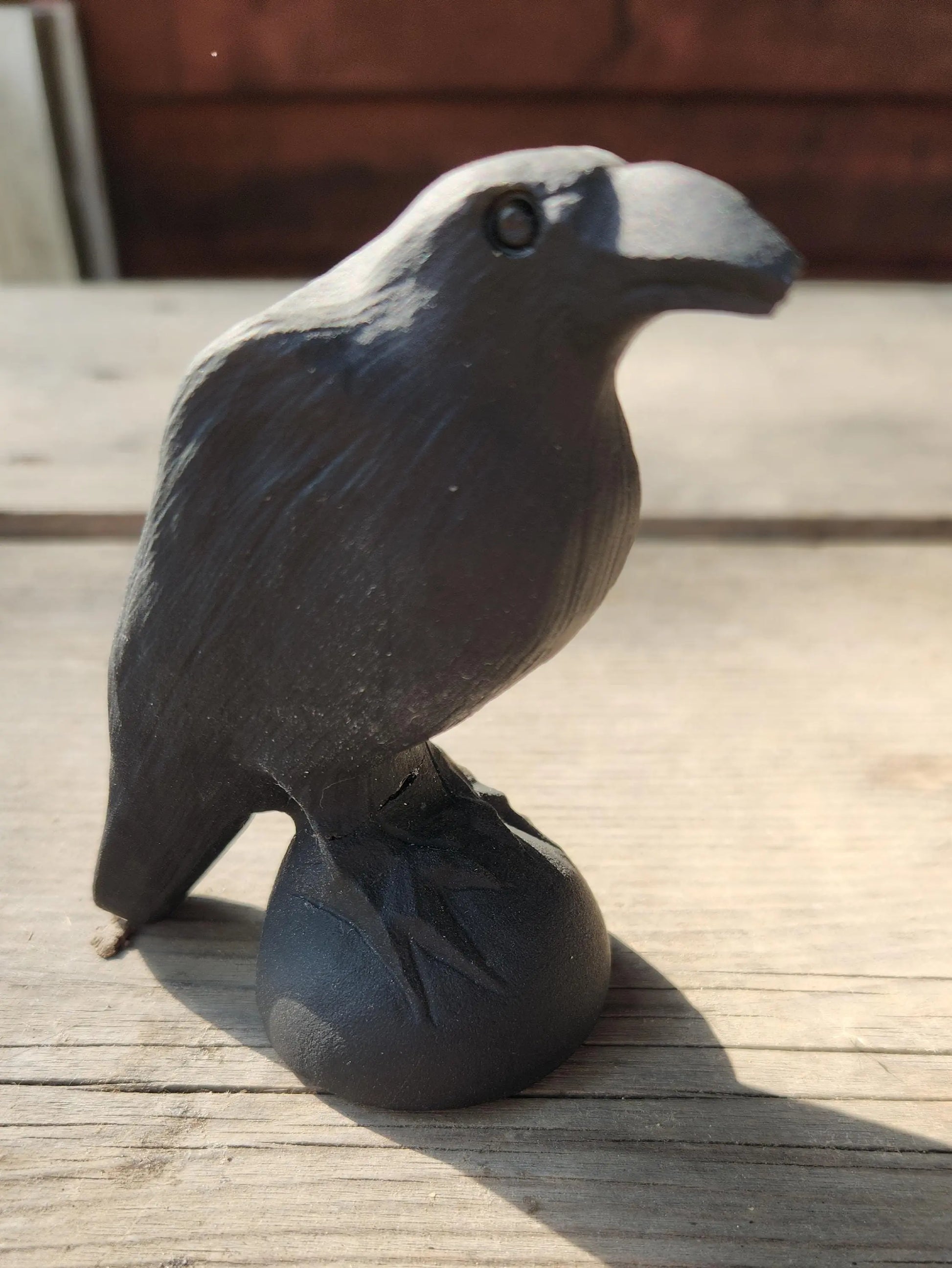Obsidian Raven Figurine, Hand Carved Gothic Bird Decor, Large and Small Volcanic Glass Raven, Mythology Inspired Black Stone Raven Gift Etsy