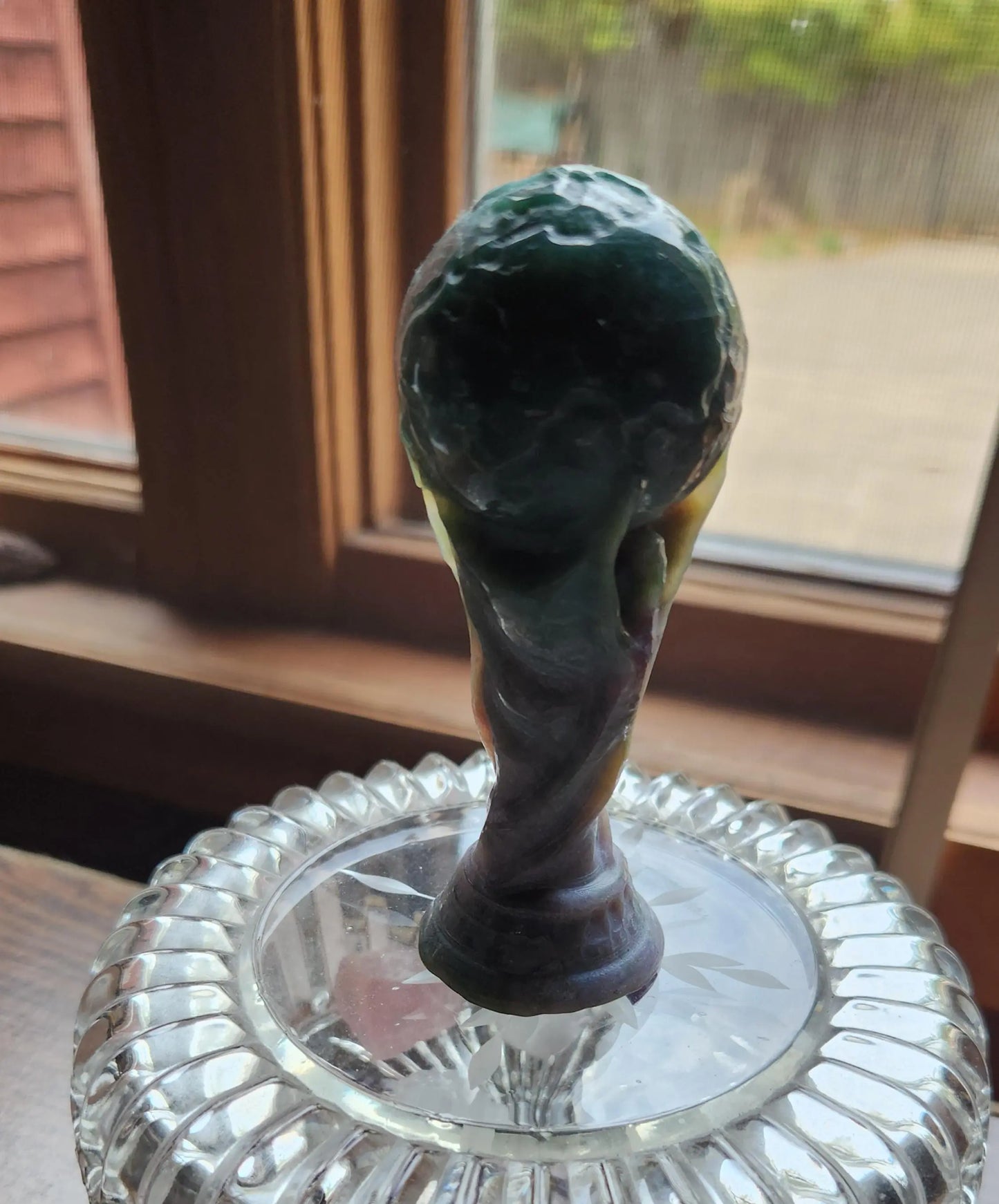 Carved Atlas Figurine Ocean Jasper & Lepidolite Etsy