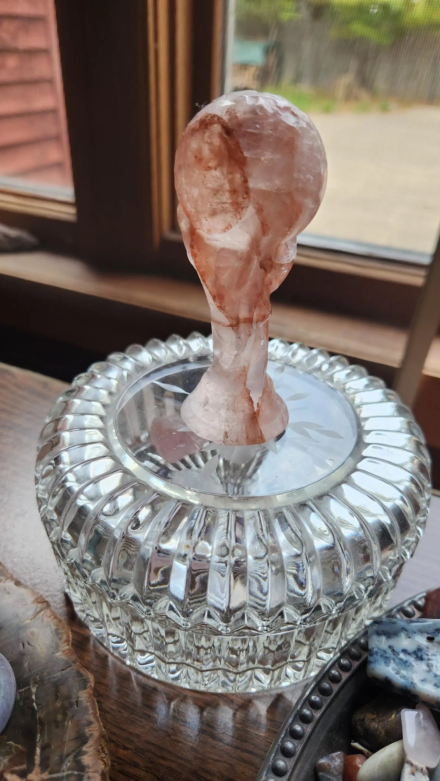 Carved Atlas Figurine Ocean Jasper & Lepidolite Etsy
