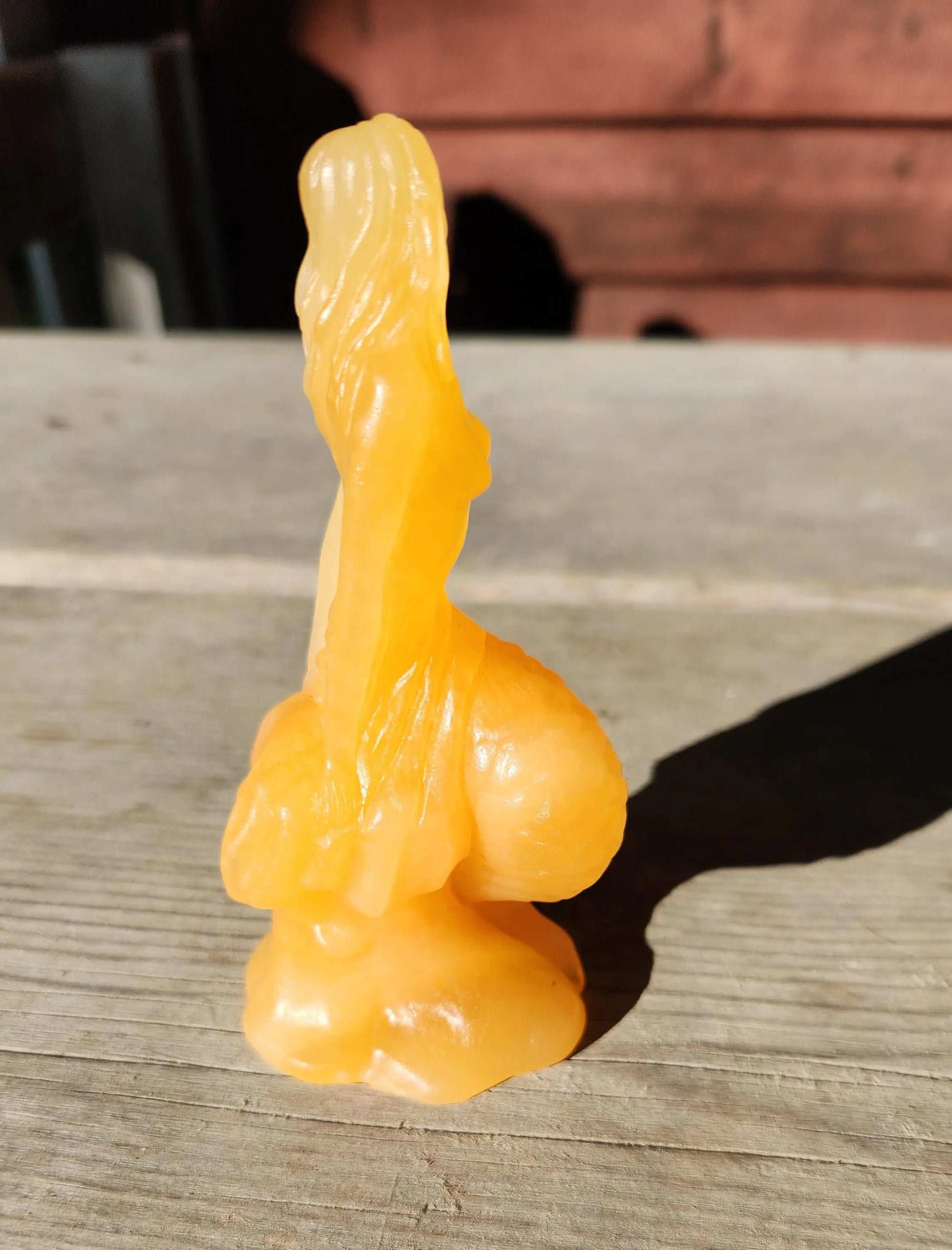 Yellow Calcite Mermaid 4.75" tall - Planet Jordan Jewels
