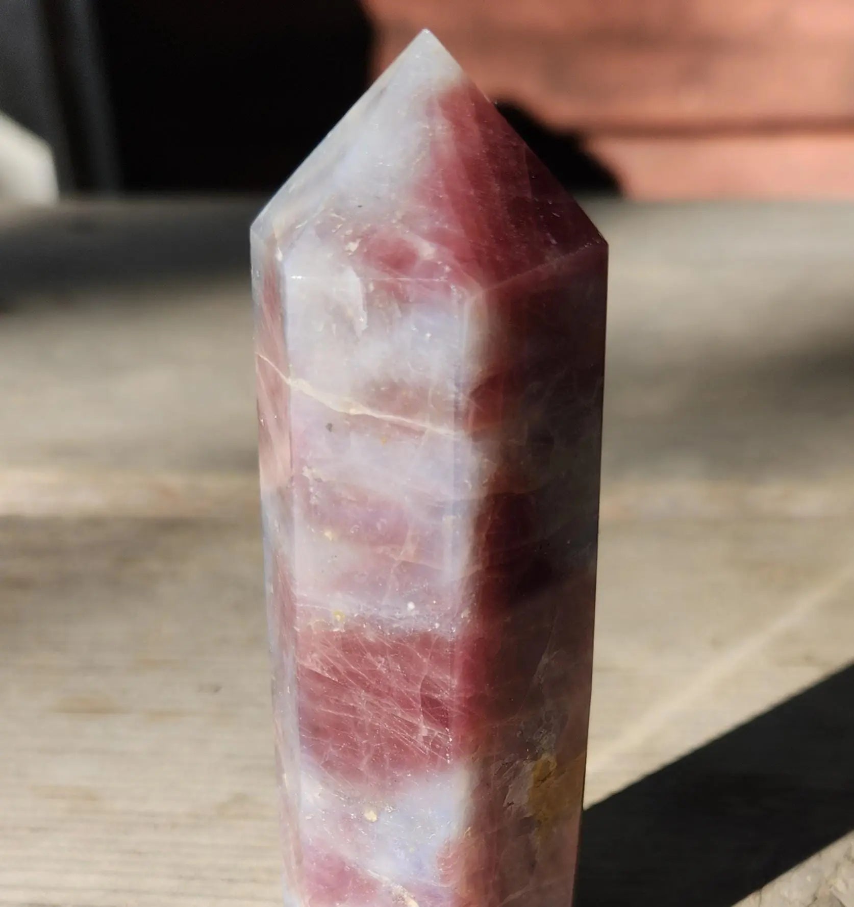 Lavender Rose Quartz Towers, Lavendar Rose, Pretty Tower, Rare Tower, One Left, Rare Lavendar Rose Tower Etsy