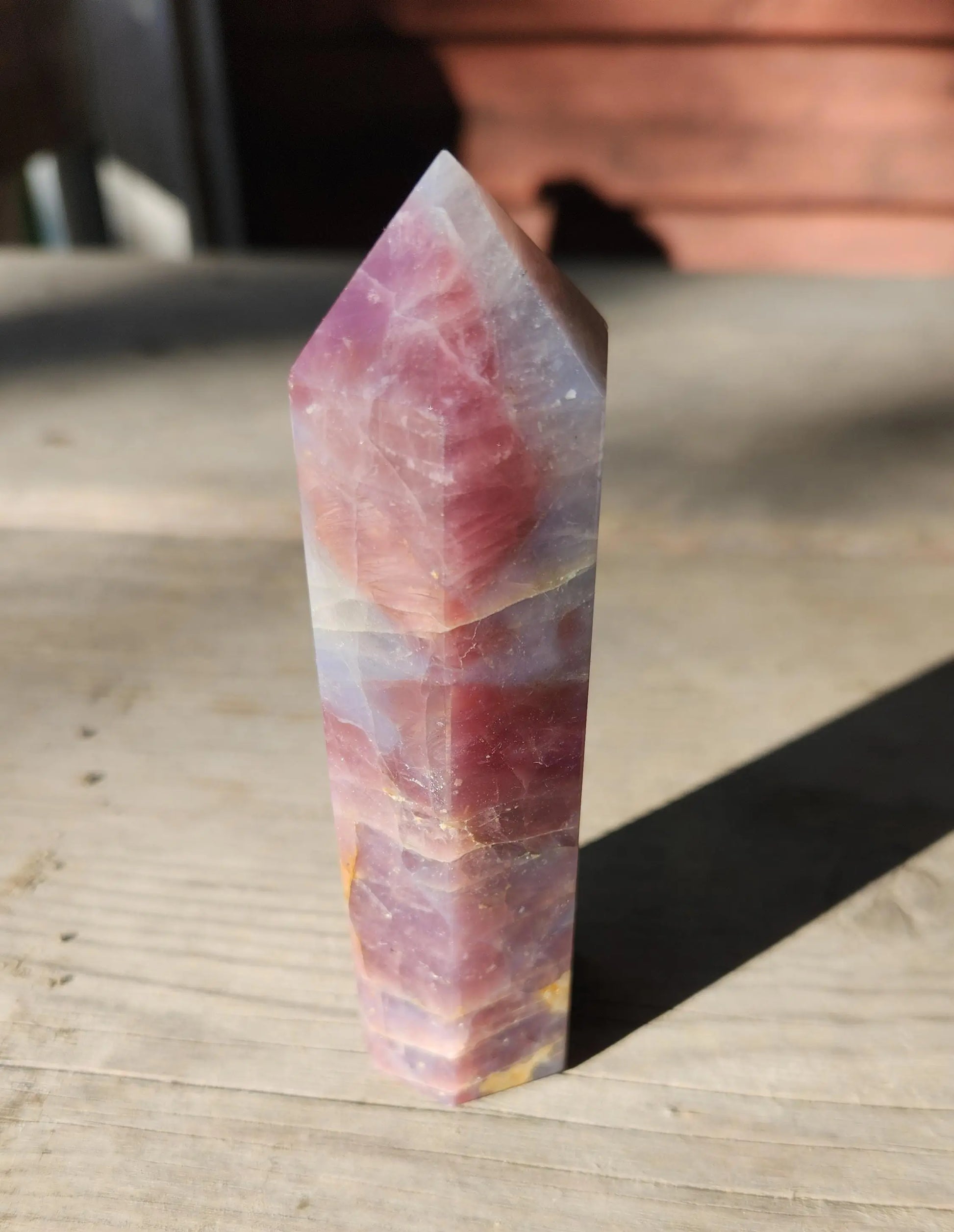 Lavender Rose Quartz Towers, Lavendar Rose, Pretty Tower, Rare Tower, One Left, Rare Lavendar Rose Tower Etsy