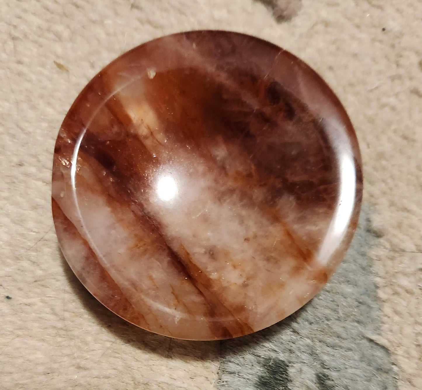 Fire Quartz Trinket Bowl Set |Grounding Root Chakra Crystal Dish with Hematite Inclusions, Carved Stone for Decor, Gifts, and Energy Balance Etsy