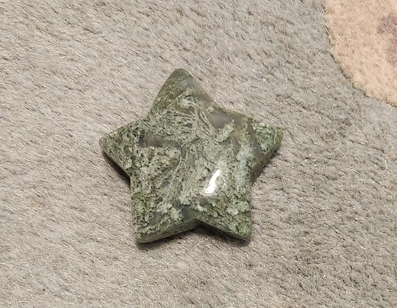 Moss Agate Stars, Crystal Collection, Emotional Health, Stress Relief, Reiki, Emotional Balance, Alter Decor, Alter, Crystal Shop, Imbolic Etsy
