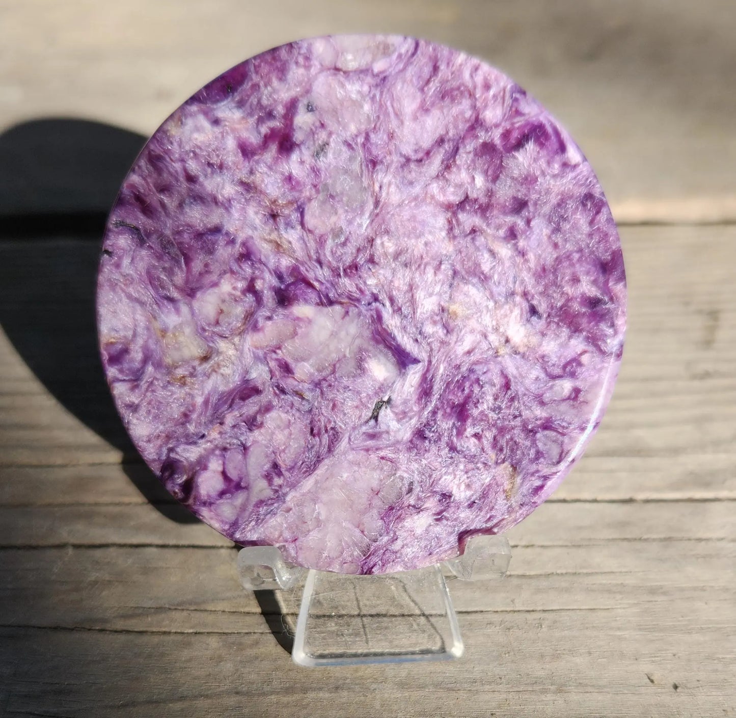 Charoite Energy Disk most powerful crystals, Open Third Eye  Chakra, Spiritual Healing, Personal Power, Purple, Mindfulness Meditation Etsy