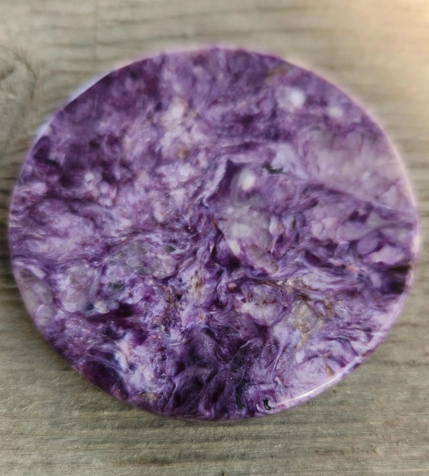 Charoite Energy Disk most powerful crystals, Open Third Eye  Chakra, Spiritual Healing, Personal Power, Purple, Mindfulness Meditation Etsy