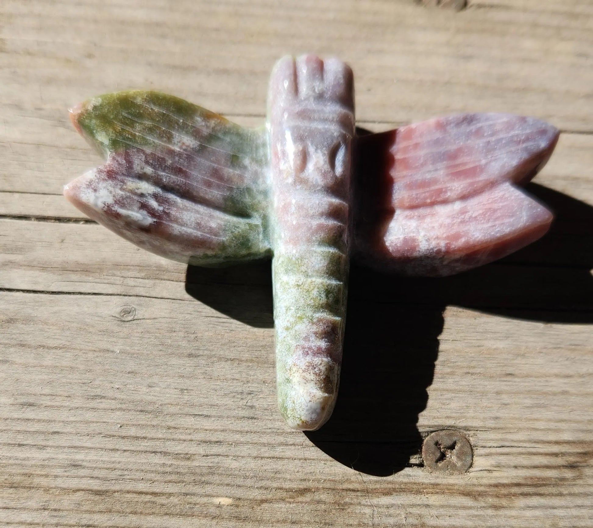 New Carved Crystal Dragonflies, Caribbean Calcite, Yellow Calcite Dragonfly, Rare Caribbean Calcite, Ocean Jasper, Beautiful Dream Amethyst Etsy