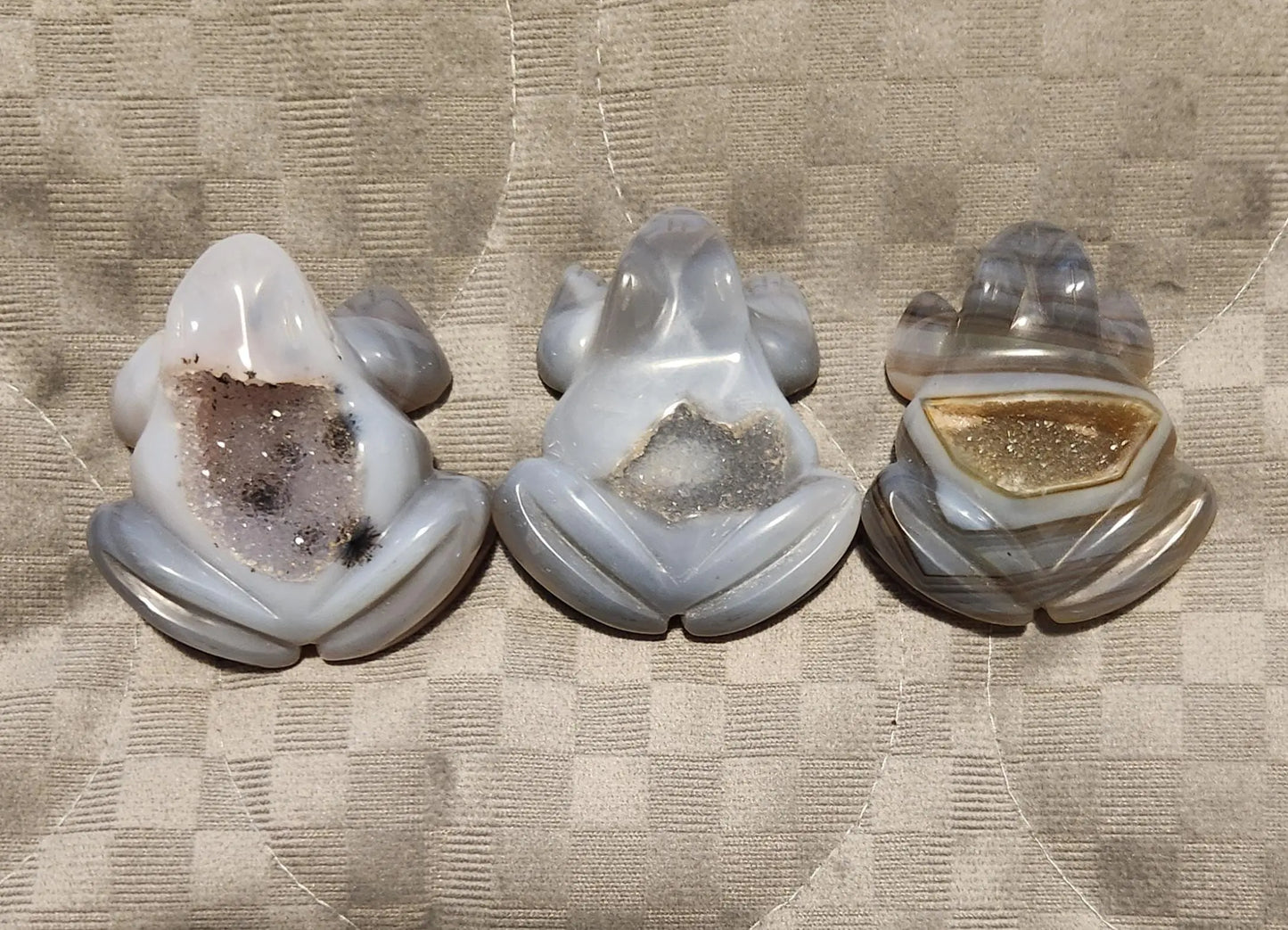 Druzy Agate Turtle and Frogs Etsy