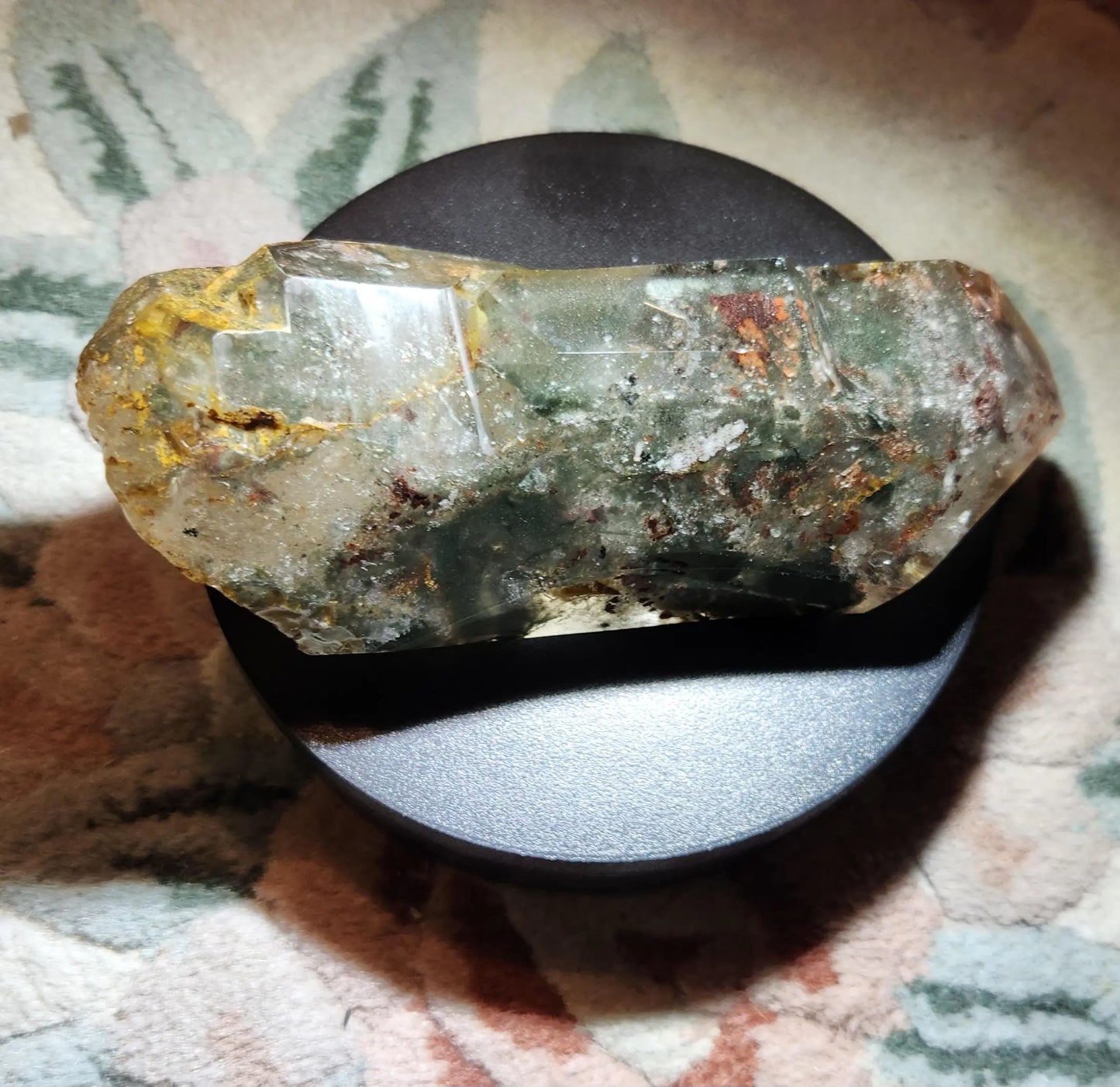Large Garden Quartz, Beautiful Lodolite, 5.9"x2.4", 1LB 4.9OZ, Lovely Inclusions Represent a Lanscape Inside the Clear Quartz, Etsy