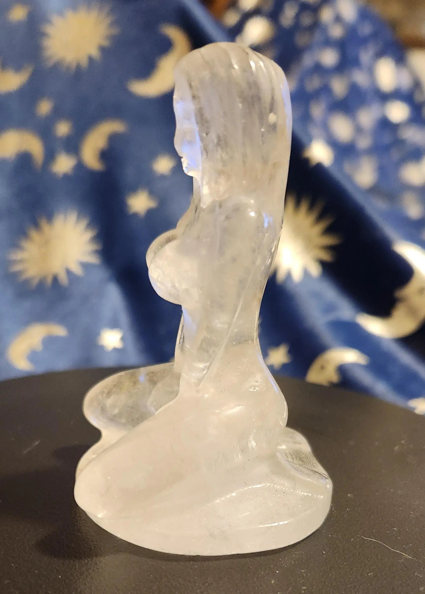 Carved Crystal Nude, Clear Fluorite Nude, Dream Amethyst Nude, Sunstone Nude, Blue Opalite Nude, Sodalight Woman Figure, Lepidolite Nude Etsy