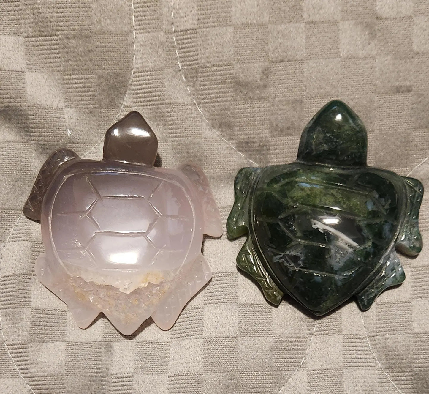 Druzy Agate Turtle and Frogs Etsy