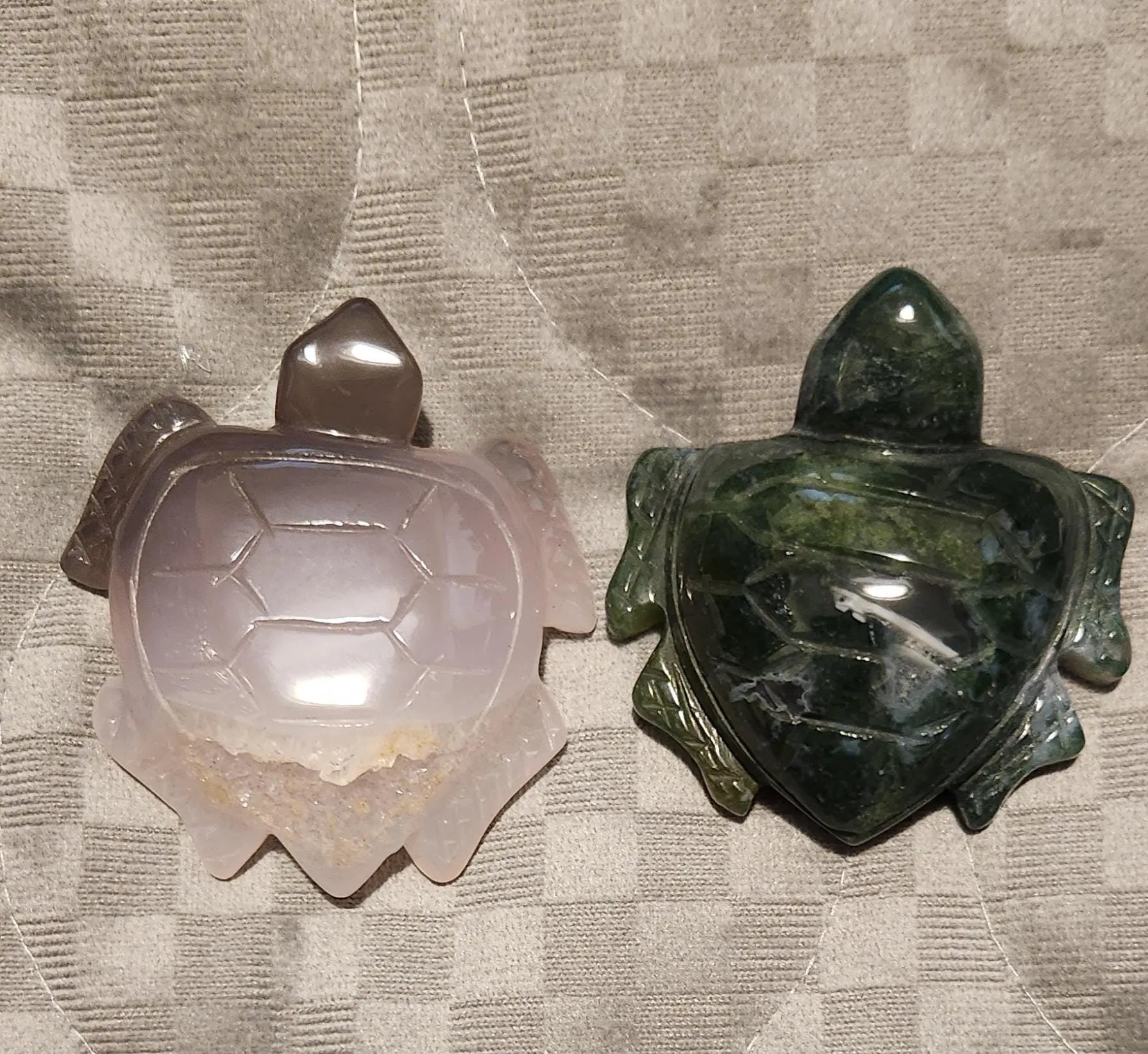 Druzy Agate Turtle and Frogs Etsy