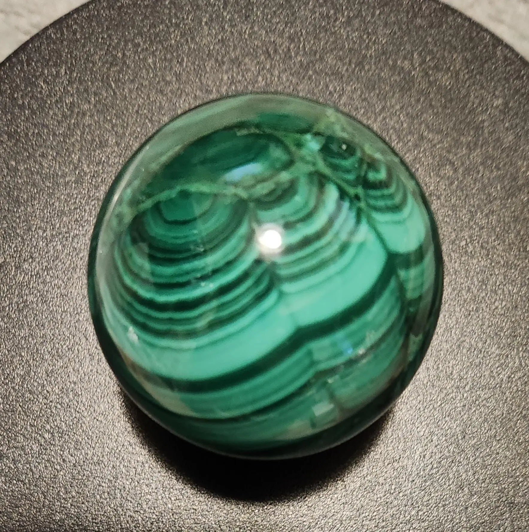 Malachite Sphere Etsy