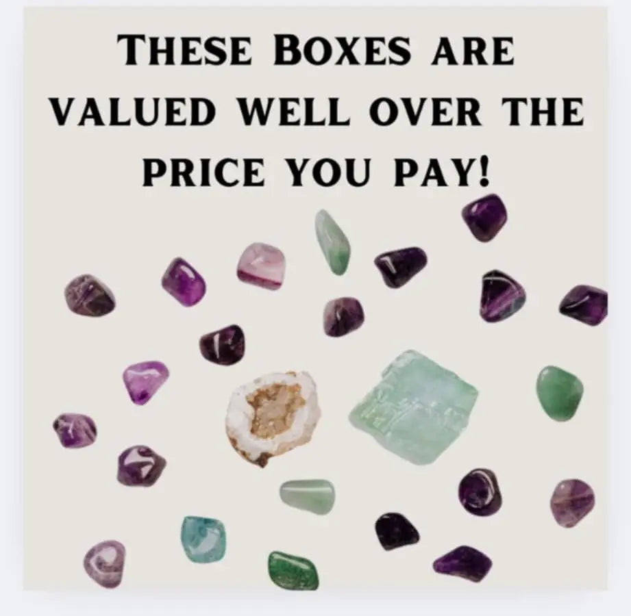 Crystal Healing Mystery Box  Metaphysical Treasures, Natural Gemstones, Fossils, Large Spheres & Jewelry Etsy
