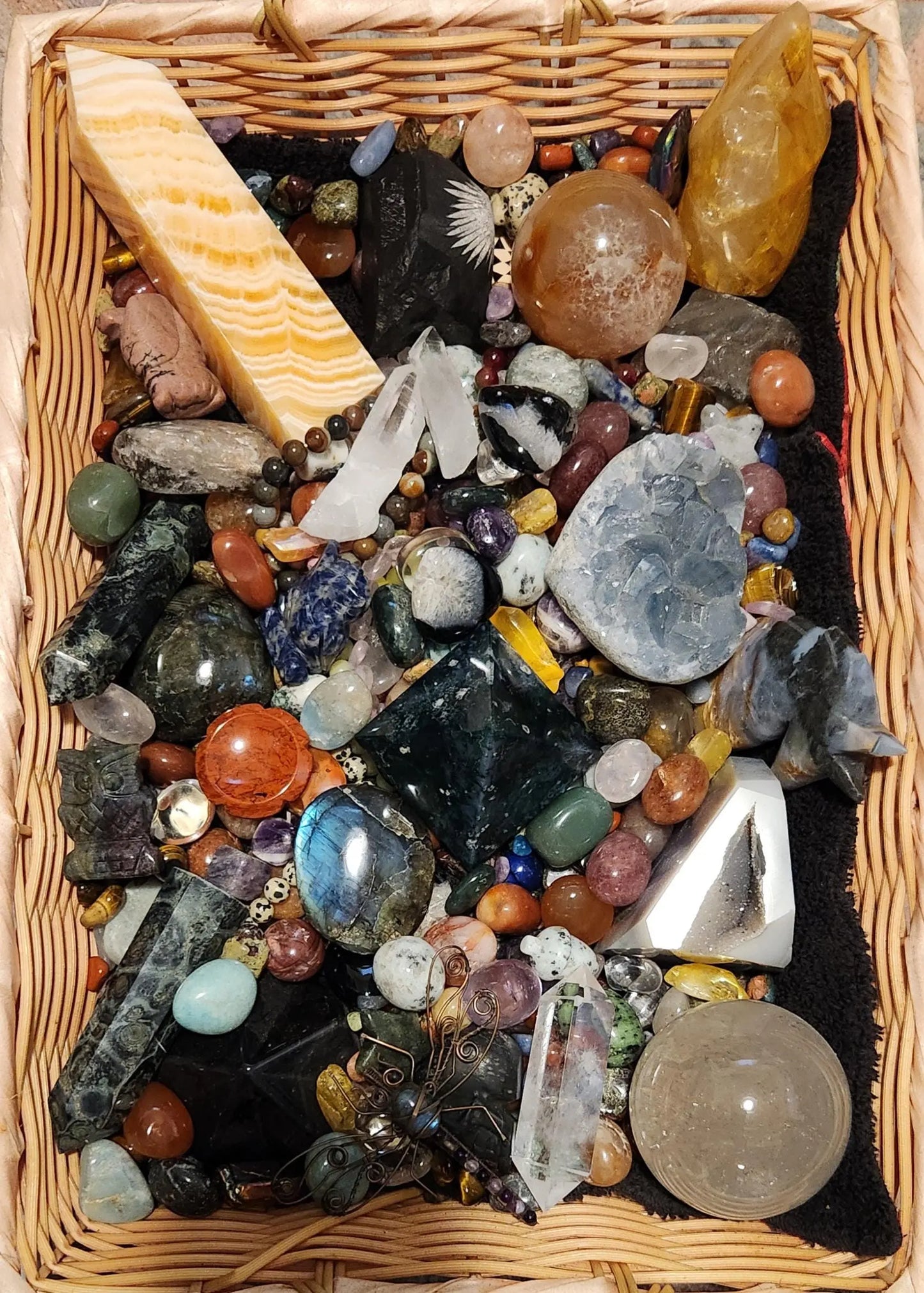 Crystal Healing Mystery Box  Metaphysical Treasures, Natural Gemstones, Fossils, Large Spheres & Jewelry Etsy