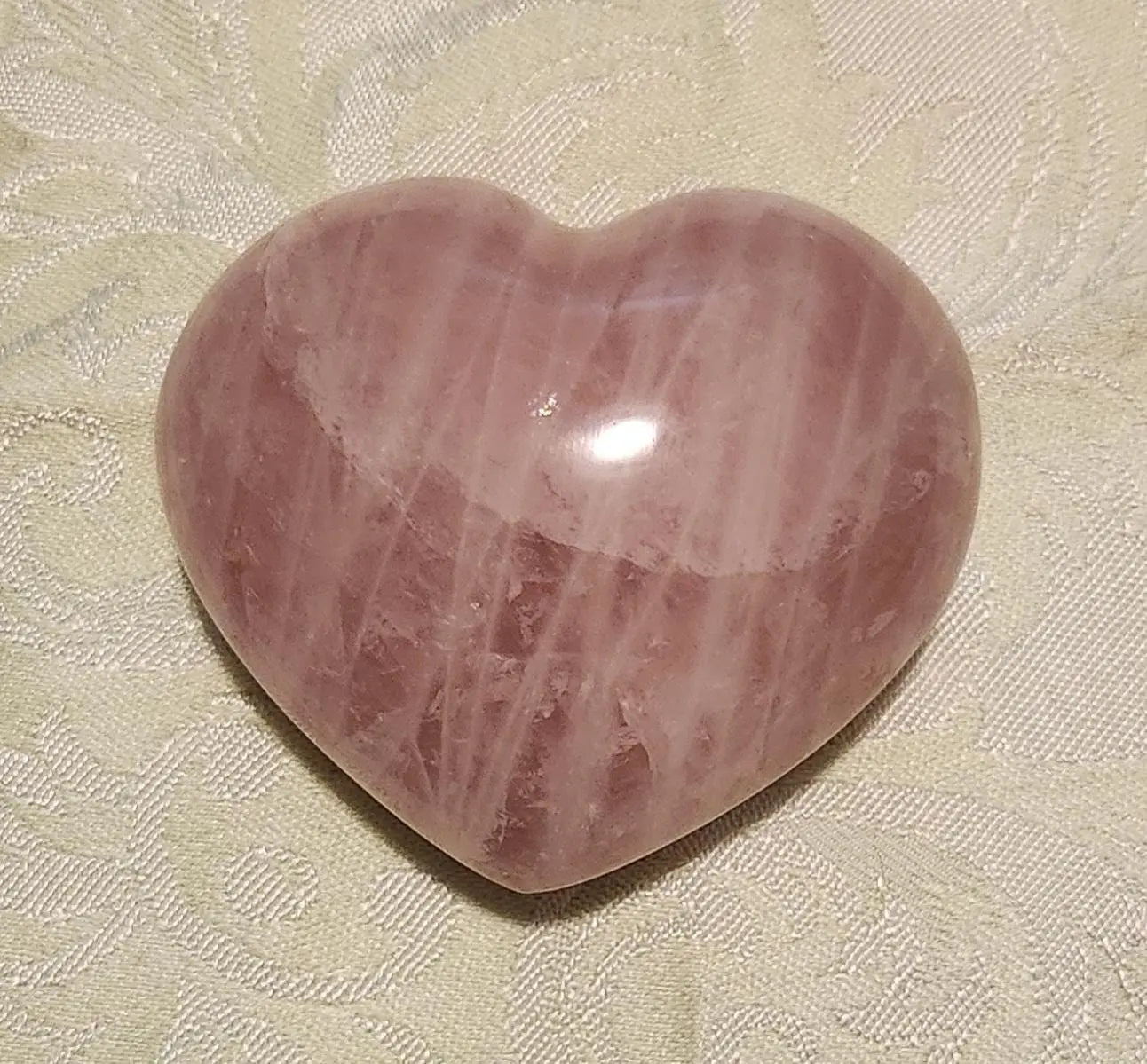 Rose Quartz Hearts, Perfect Valentines Gift, Lasts Forever, Pretty Pink Hearts, Hyaline Quartz Etsy