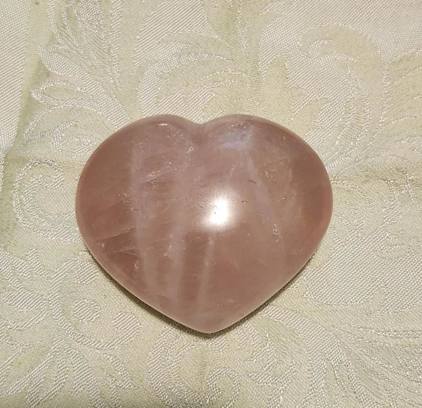 Rose Quartz Hearts, Perfect Valentines Gift, Lasts Forever, Pretty Pink Hearts, Hyaline Quartz Etsy