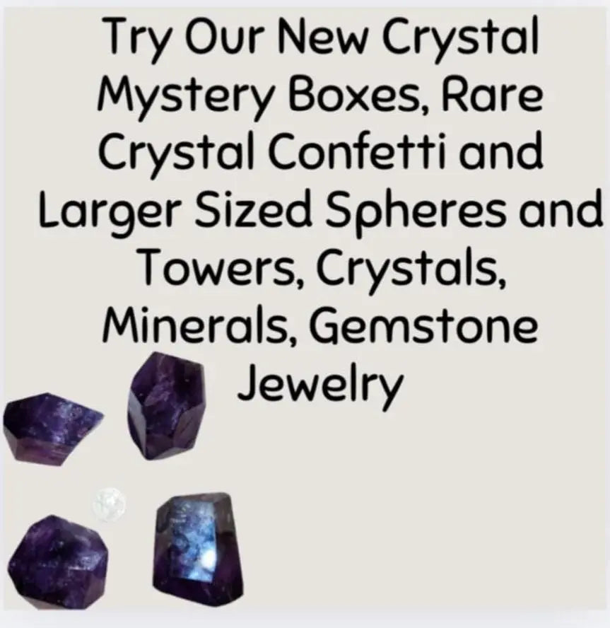Crystal Healing Mystery Box  Metaphysical Treasures, Natural Gemstones, Fossils, Large Spheres & Jewelry Etsy
