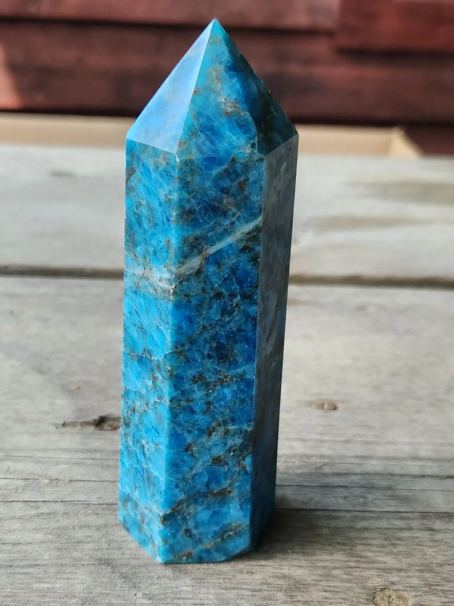 5.25 Blue Apatite Crystal Tower, Gemini Stone Healing, Natural Stone  Obelisk Wand, Mineral Specimen Gemstone Energy, Reiki Healing Etsy