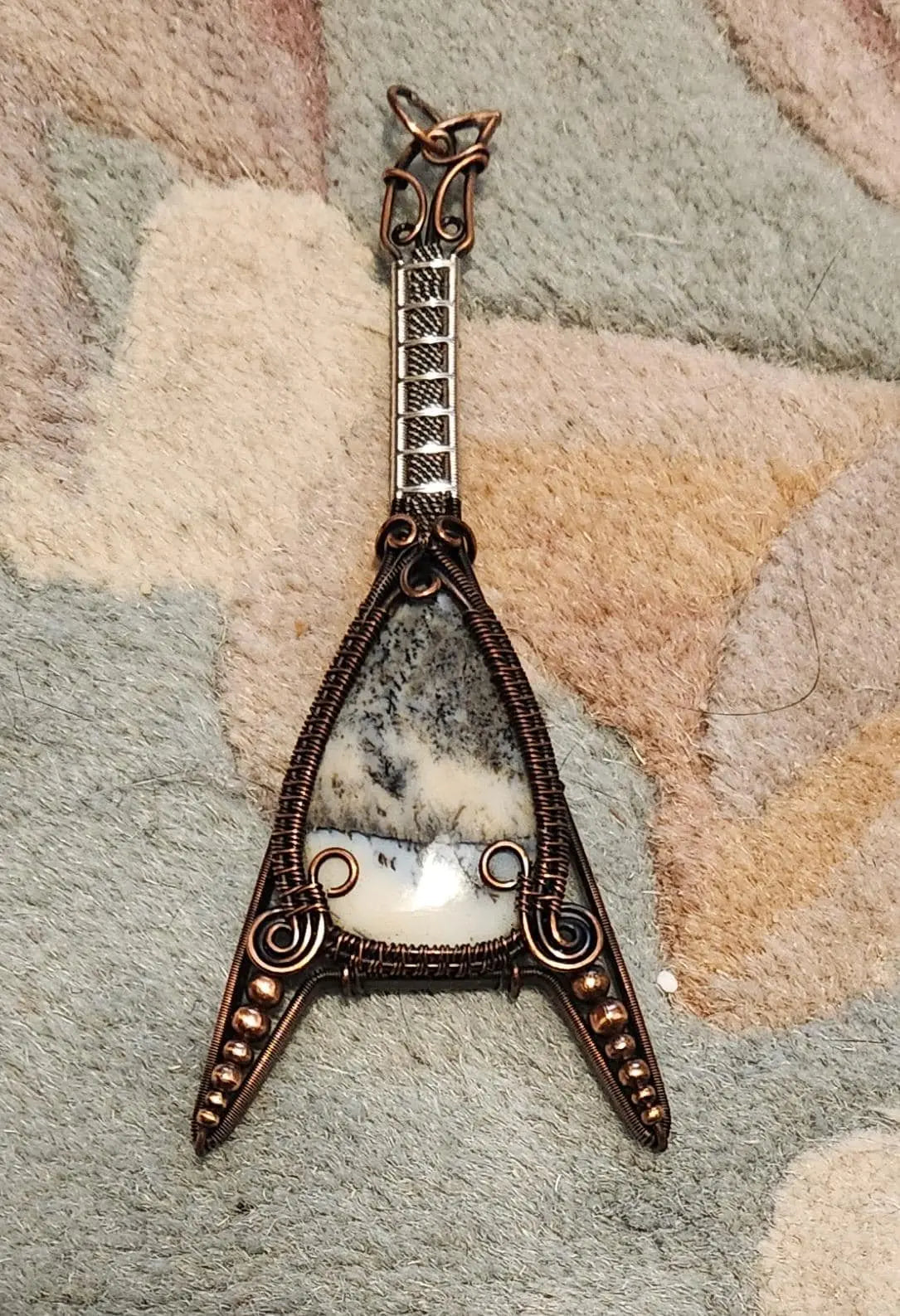 Wire Wrapped Electric Guitar Pendants, Musician Gift Etsy