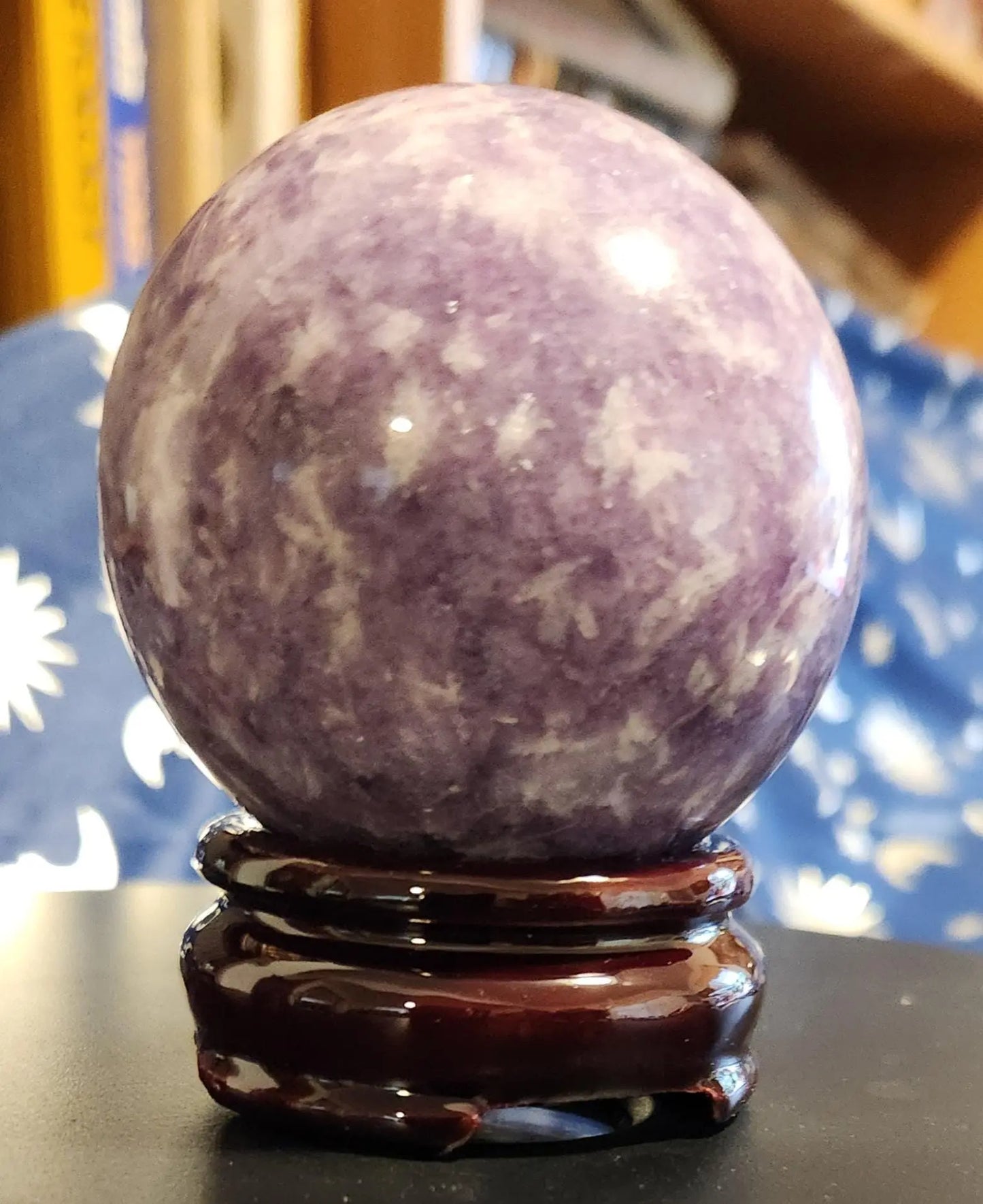 Lepidolite Sphere, Stone Of transition,Serene Crystal,Rare Earth Element, Moon Stone Etsy