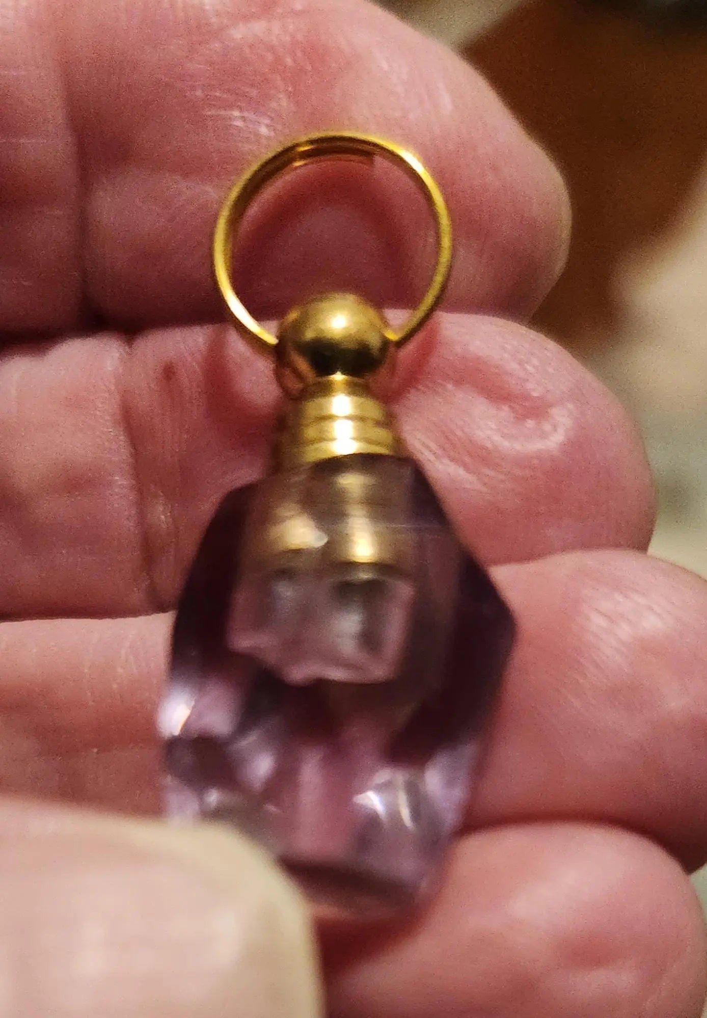 Natural Carved Crystal Perfume Bottles Pendants,  Hexon, Ball, Amethyst, Tigers eye, Clear Quartz, Rose Quartz, Essential Oil Bottles Etsy