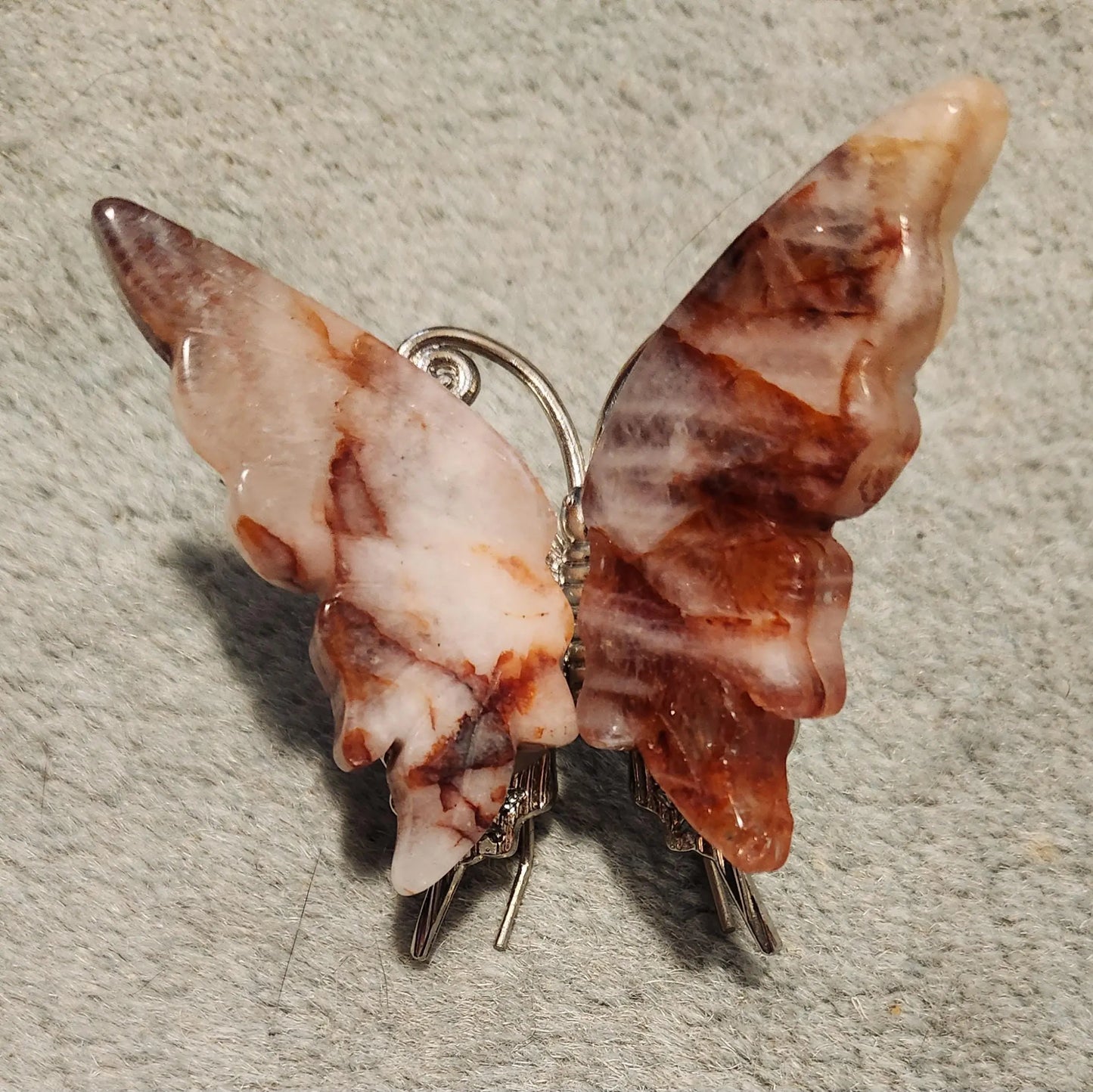 Carved Crystal Butterfly, Etsy