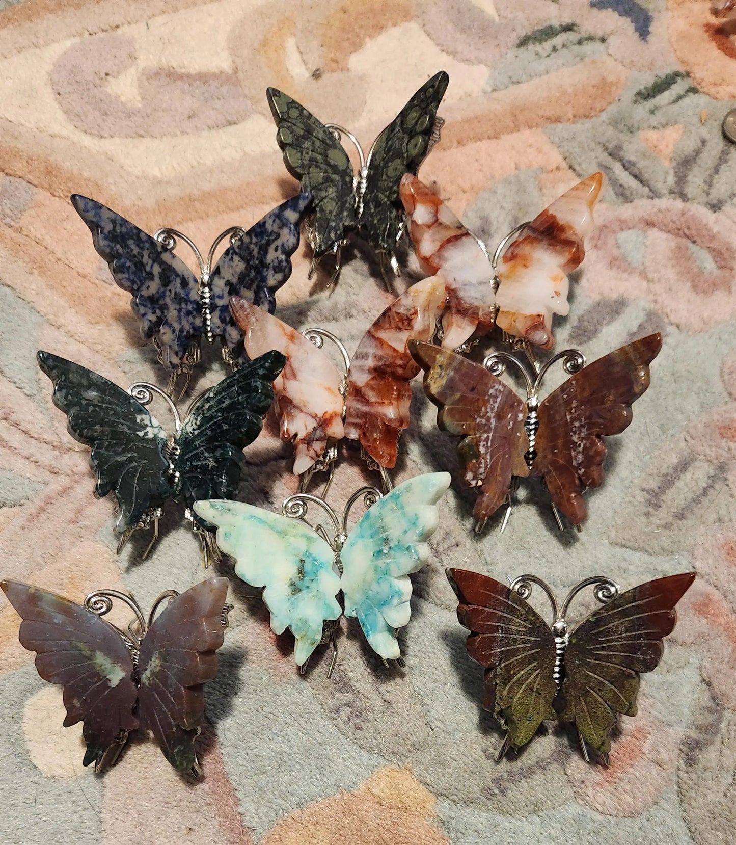 Carved Crystal Butterfly, Etsy