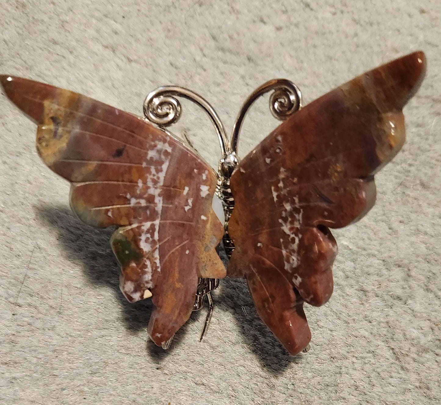 Carved Crystal Butterfly, Etsy
