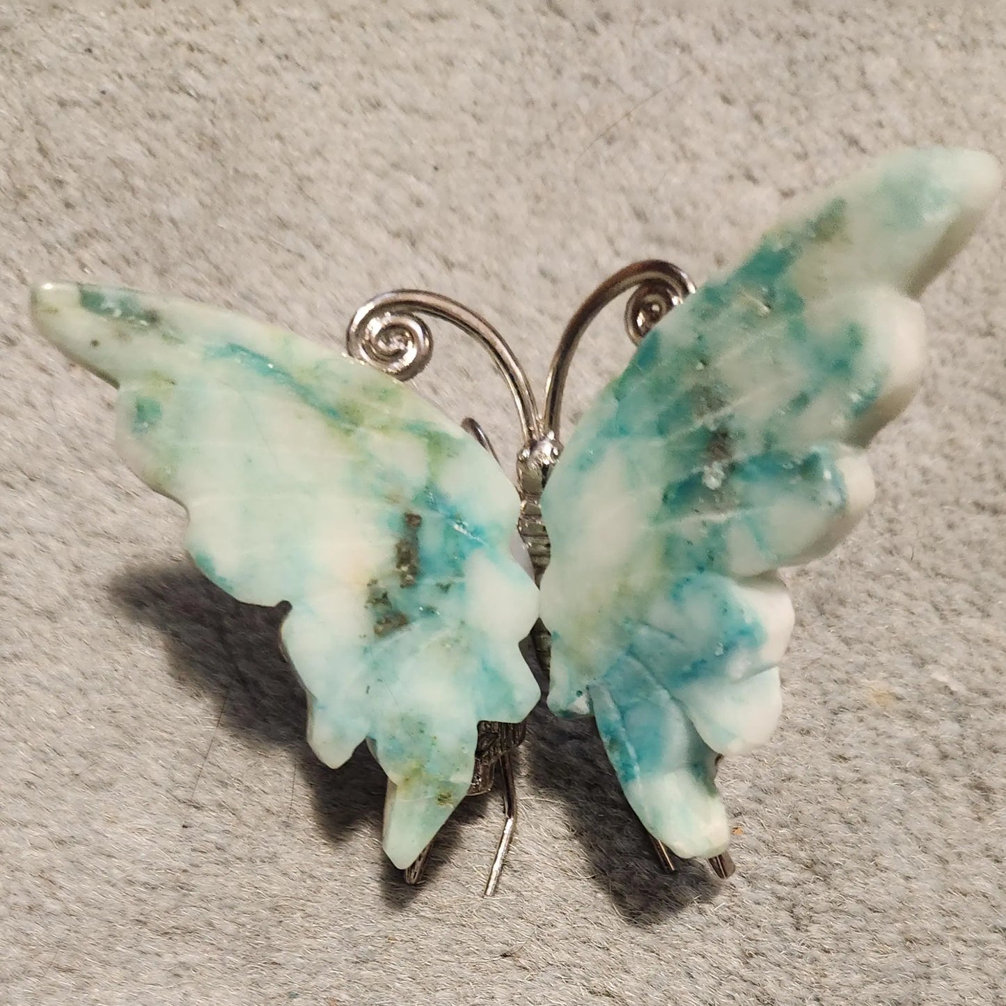 Carved Crystal Butterfly, Etsy