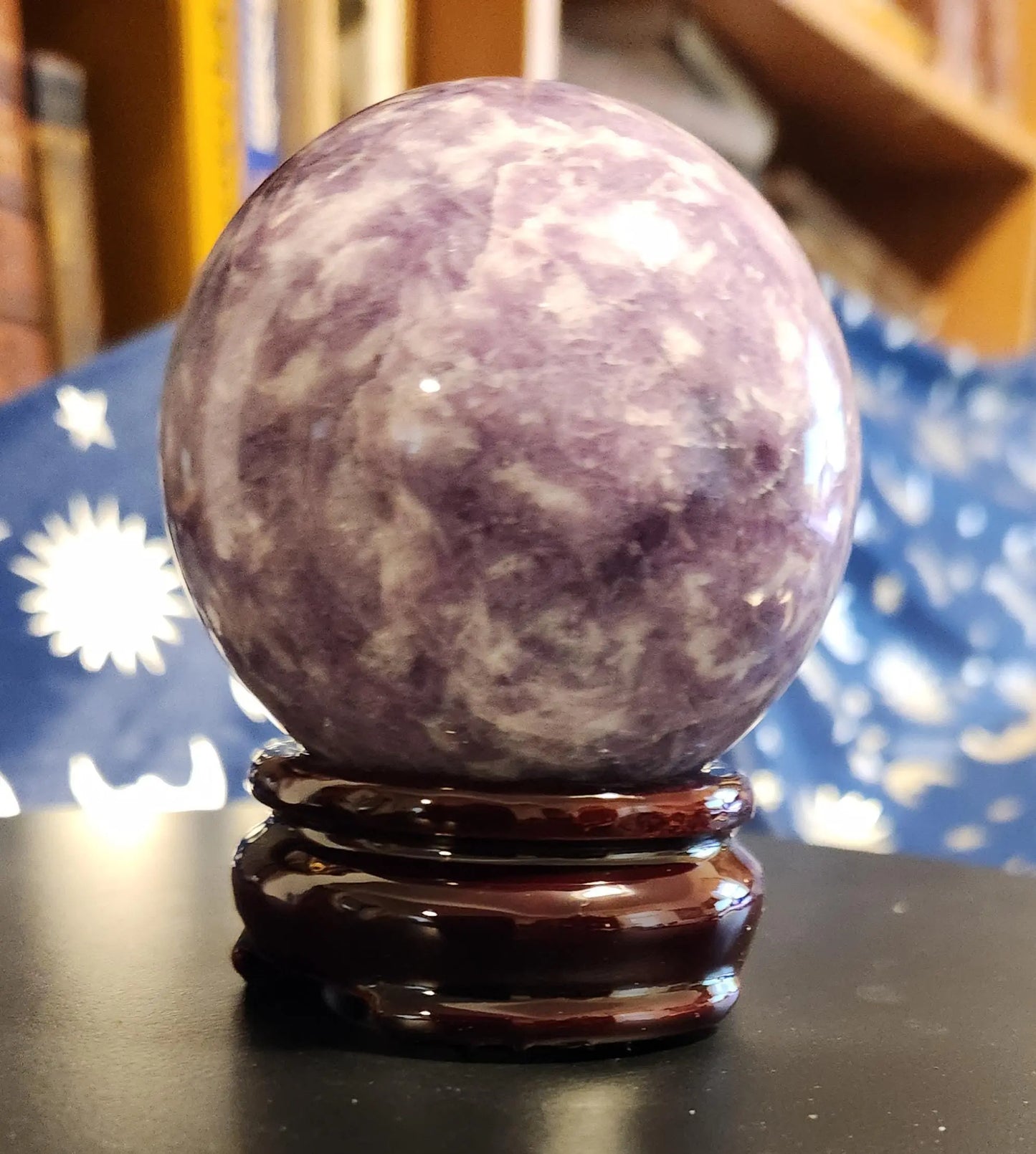 Lepidolite Sphere, Stone Of transition,Serene Crystal,Rare Earth Element, Moon Stone Etsy
