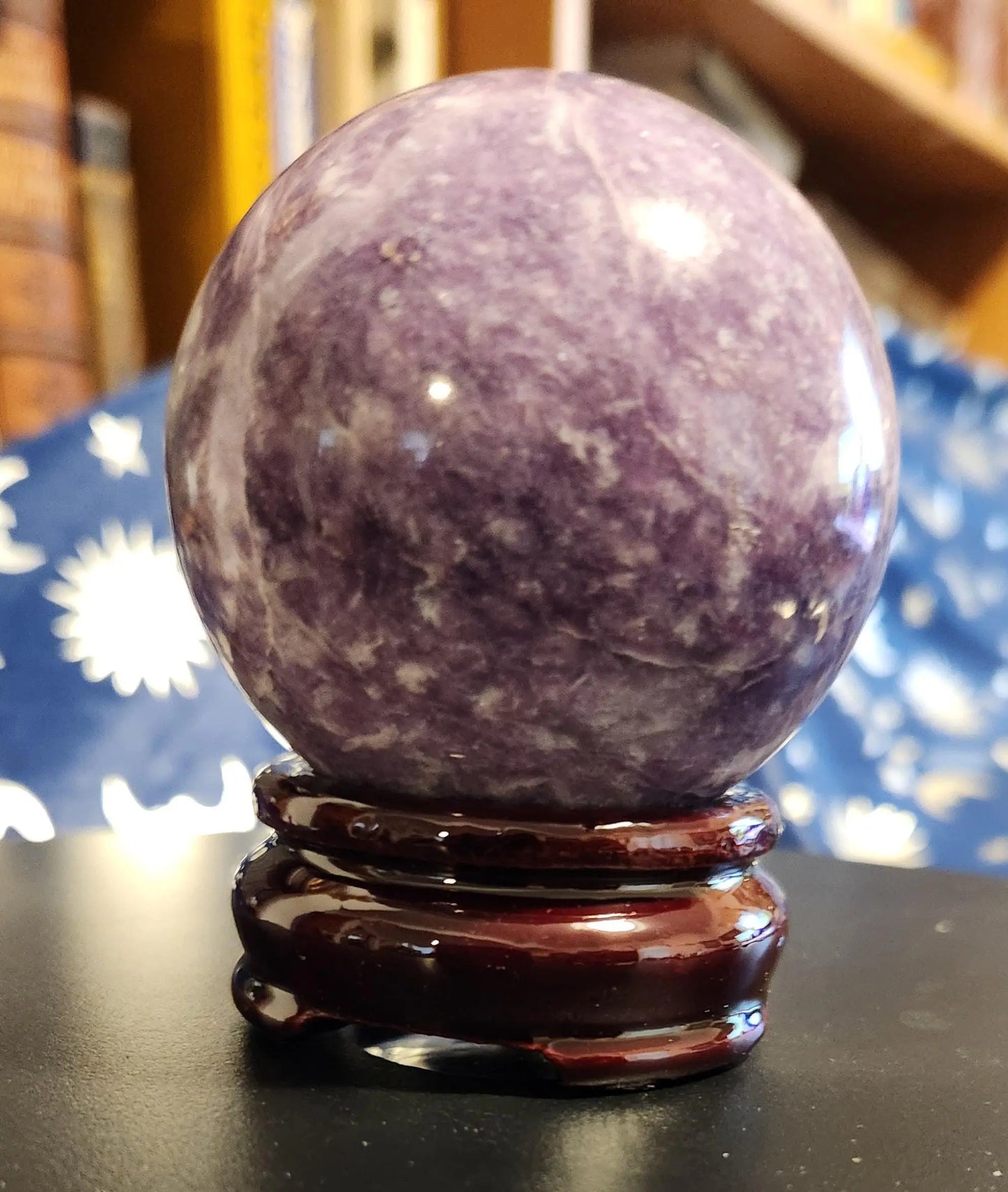 Lepidolite Sphere, Stone Of transition,Serene Crystal,Rare Earth Element, Moon Stone Etsy