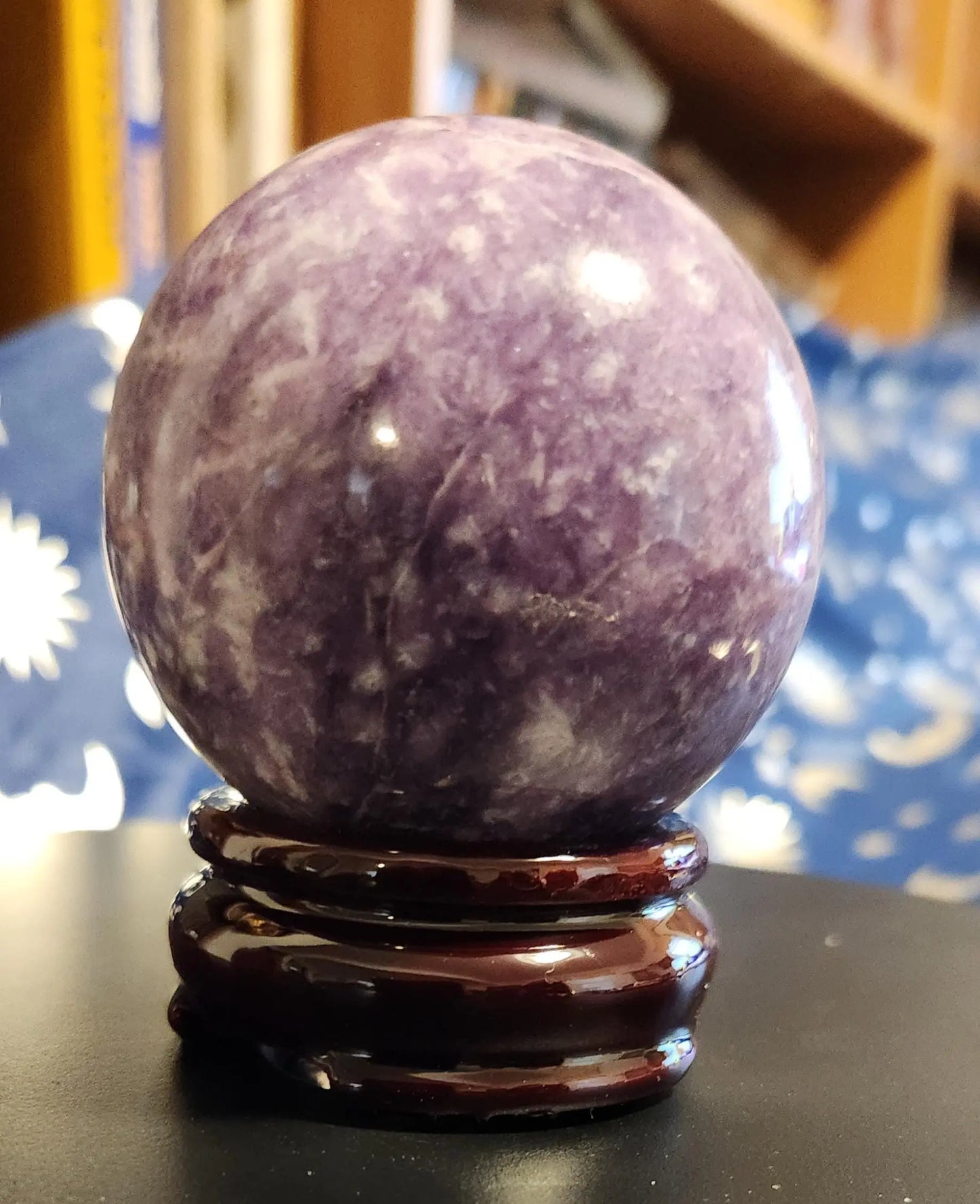 Lepidolite Sphere, Stone Of transition,Serene Crystal,Rare Earth Element, Moon Stone Etsy