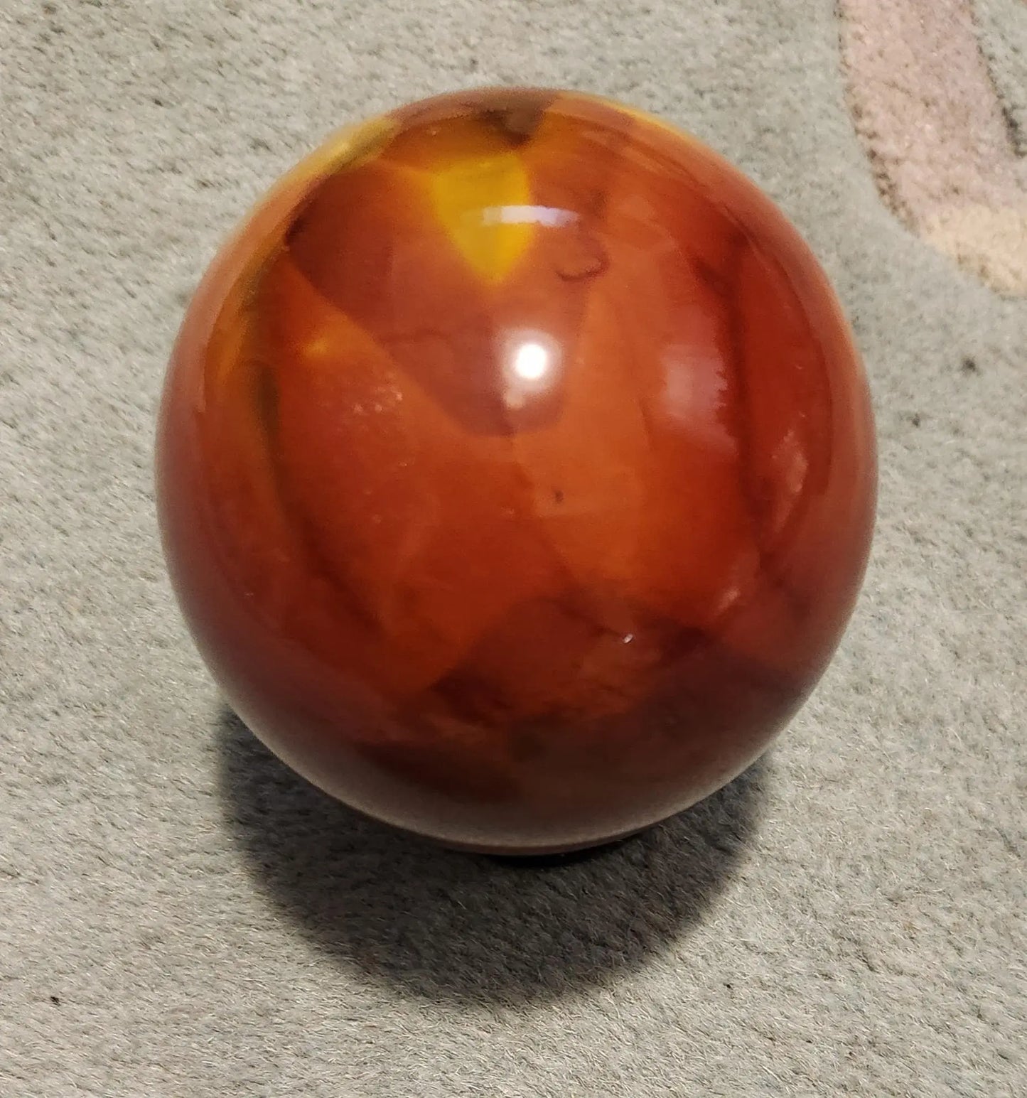 Large Mookaite Jasper Sphere with Wooden Stand Etsy