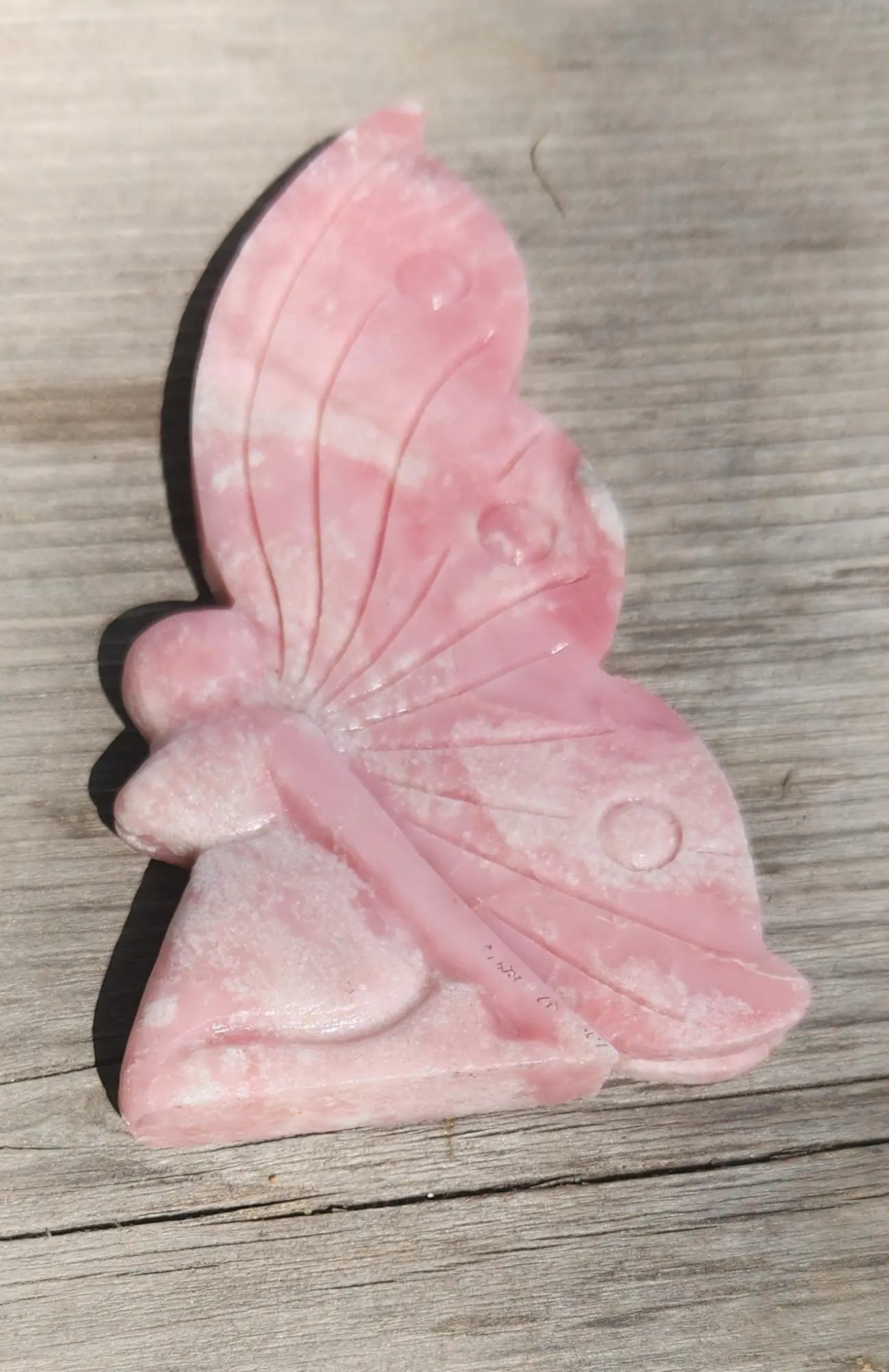 Pink Opal Carved Crystal Fairy Etsy