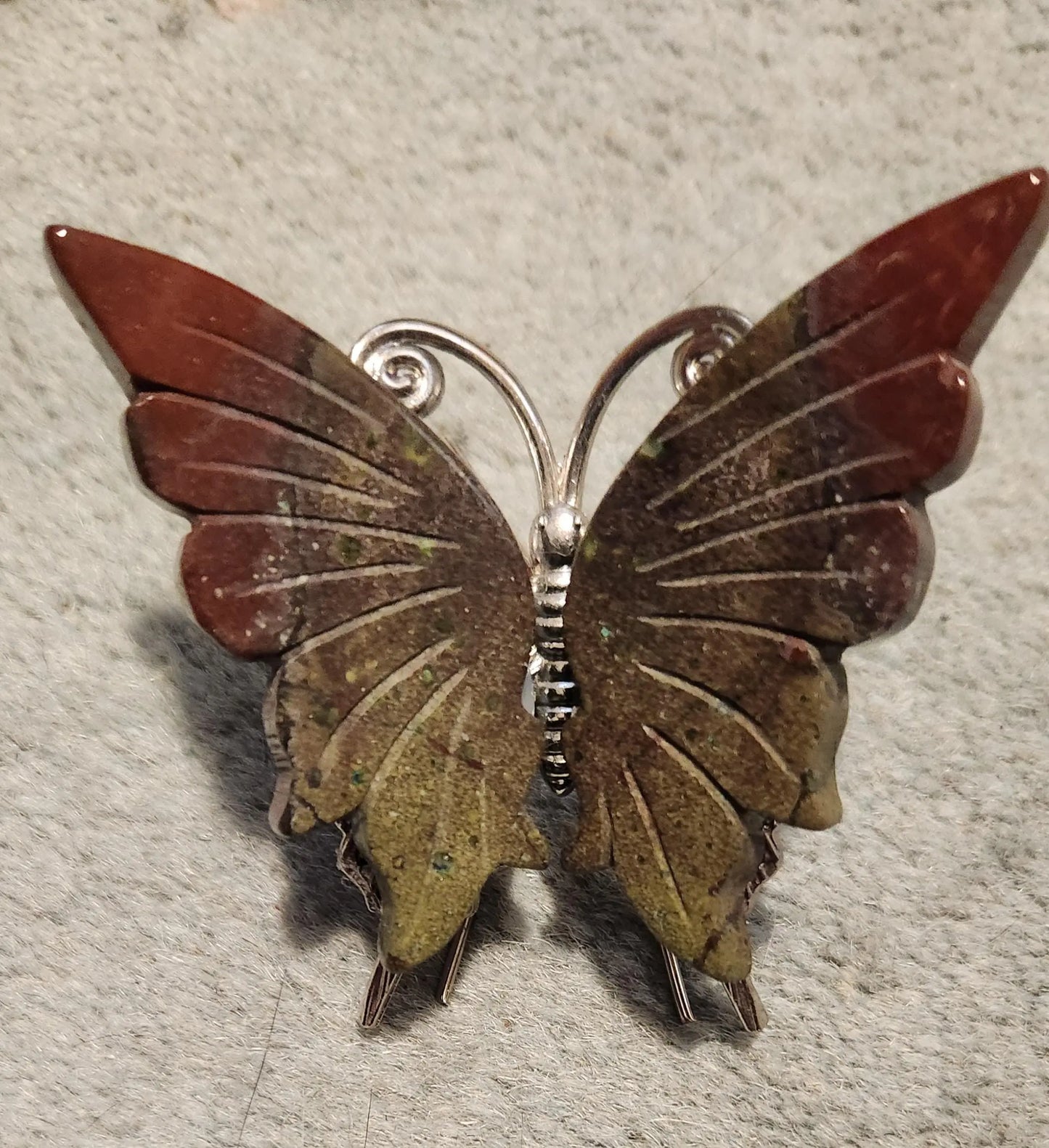 Carved Crystal Butterfly, Etsy