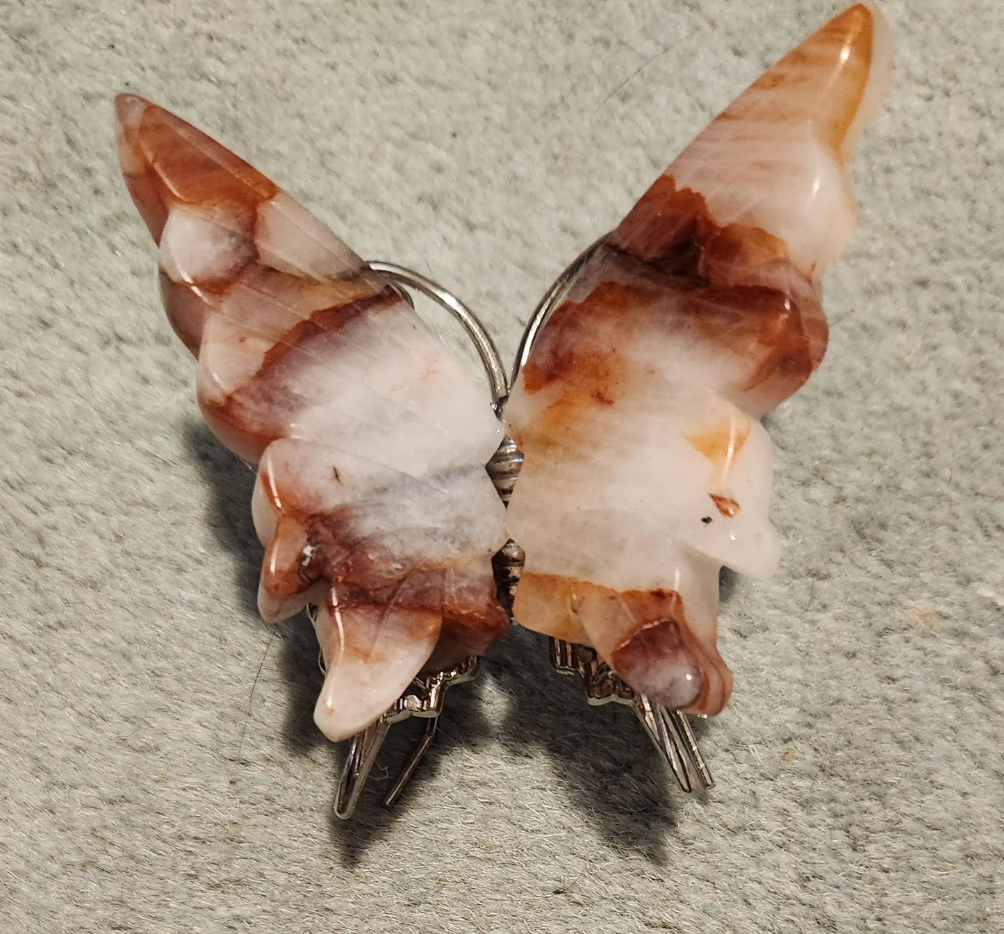Carved Crystal Butterfly, Etsy